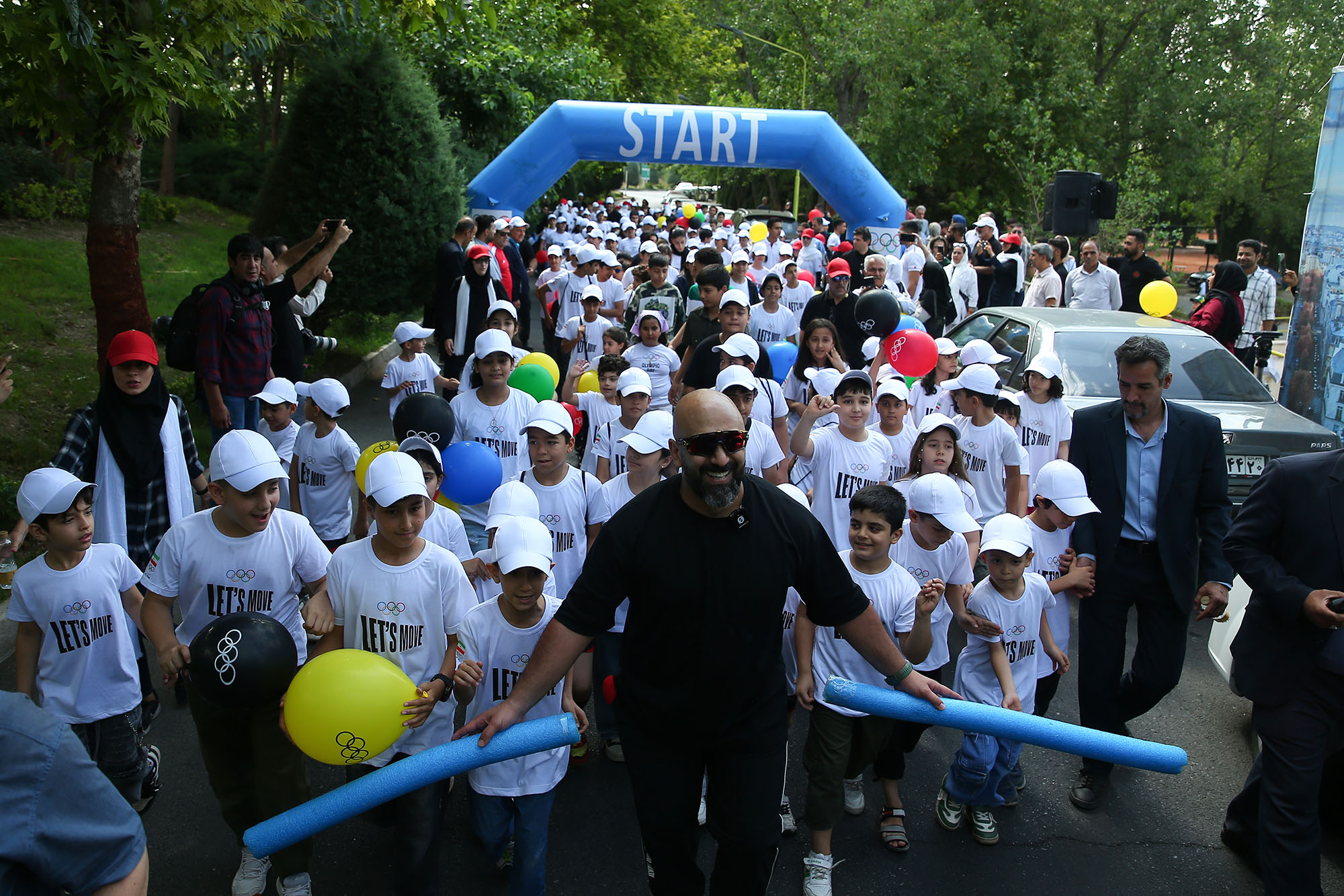 مراسم دوی روز المپیک 24