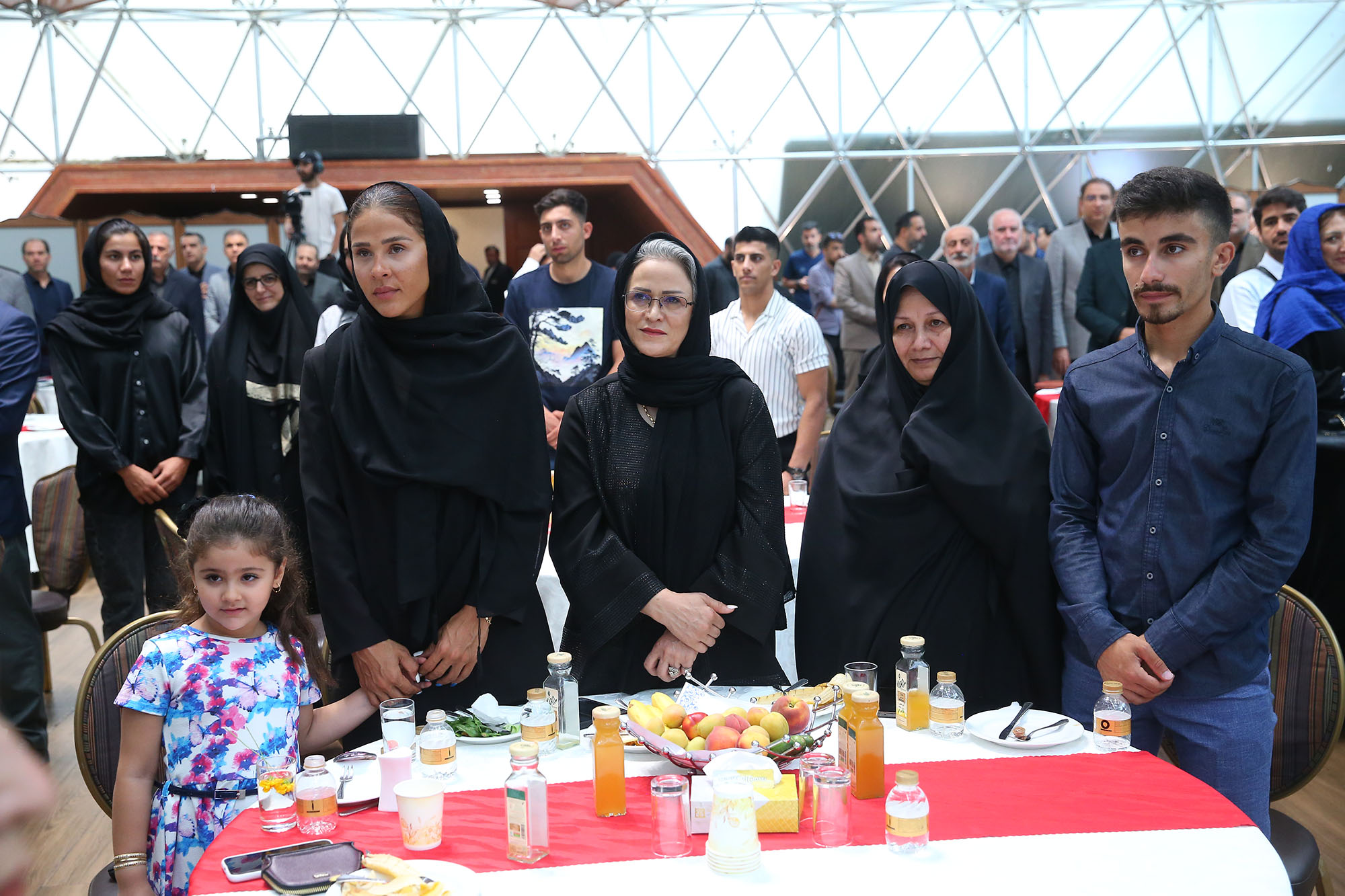 مراسم بدرقه کاروان ورزشی اعزامی به بازی های المپیک پاریس و امضا تفاهم نامه ورزشی با آستان قدس رضوی 43