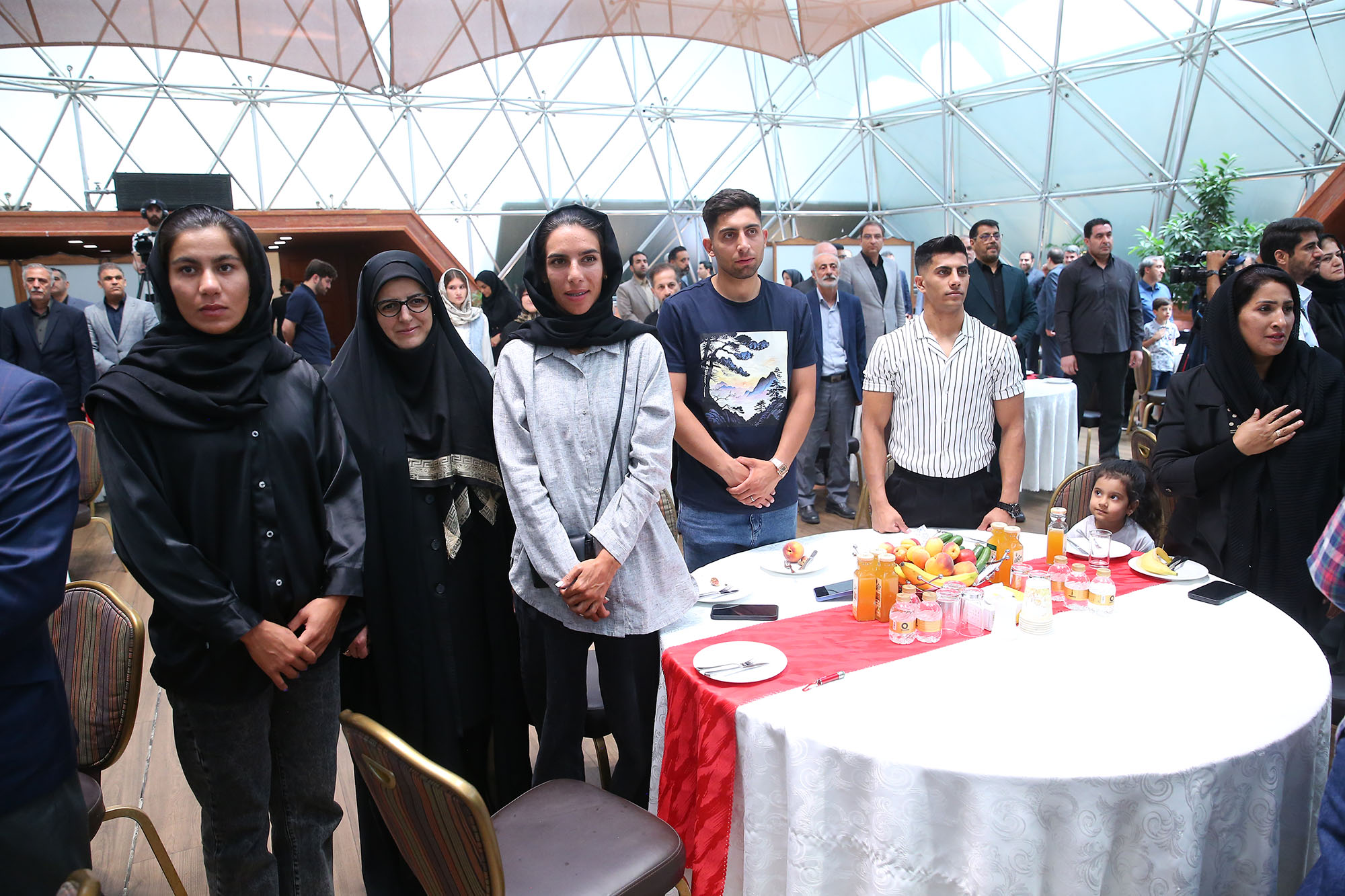 مراسم بدرقه کاروان ورزشی اعزامی به بازی های المپیک پاریس و امضا تفاهم نامه ورزشی با آستان قدس رضوی 45