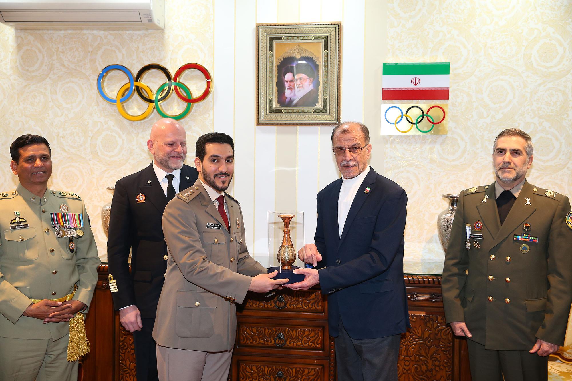 دیدار ریاست کمیته ملی المپیک با دبیرکل سیزم 5