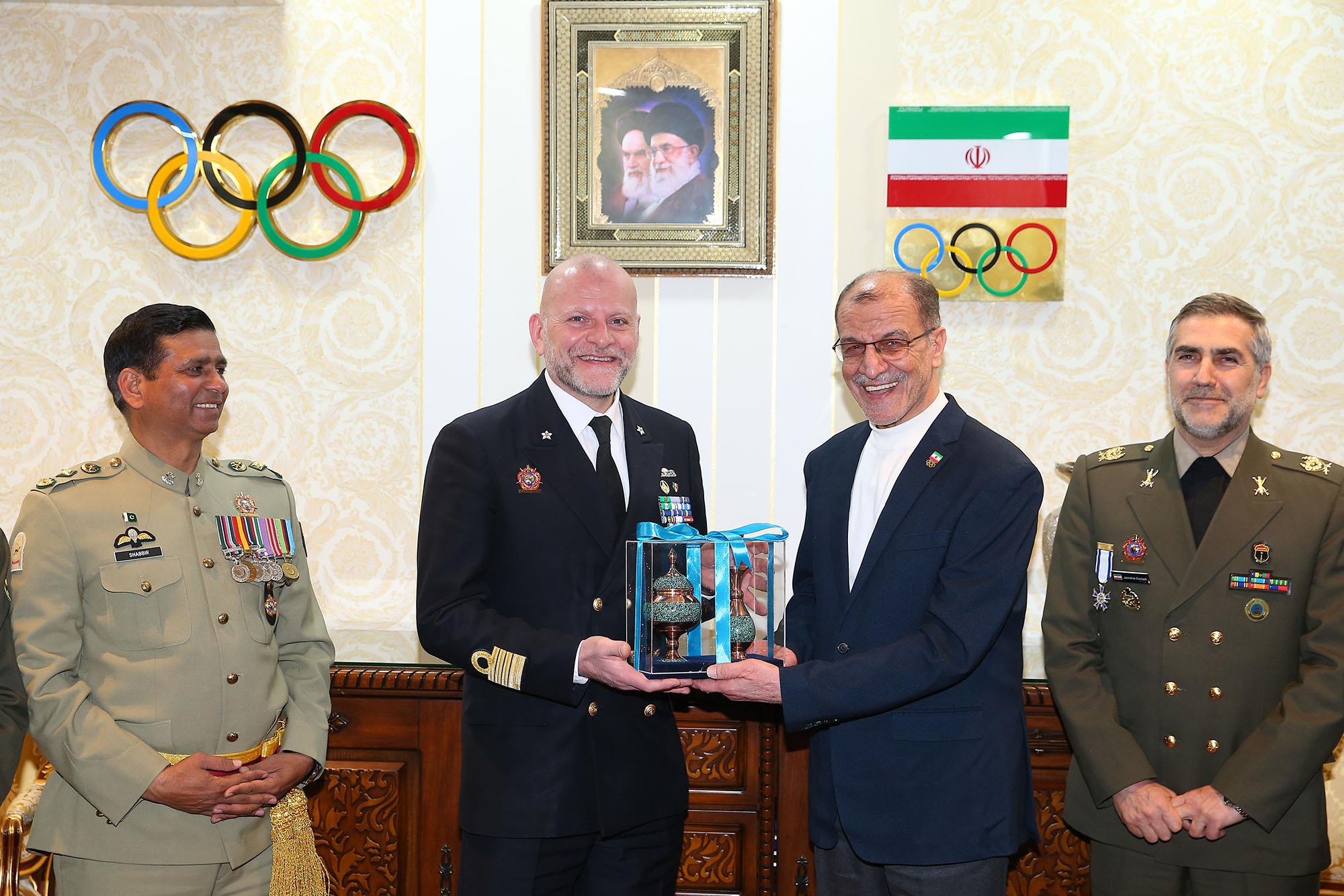 دیدار ریاست کمیته ملی المپیک با دبیرکل سیزم 7