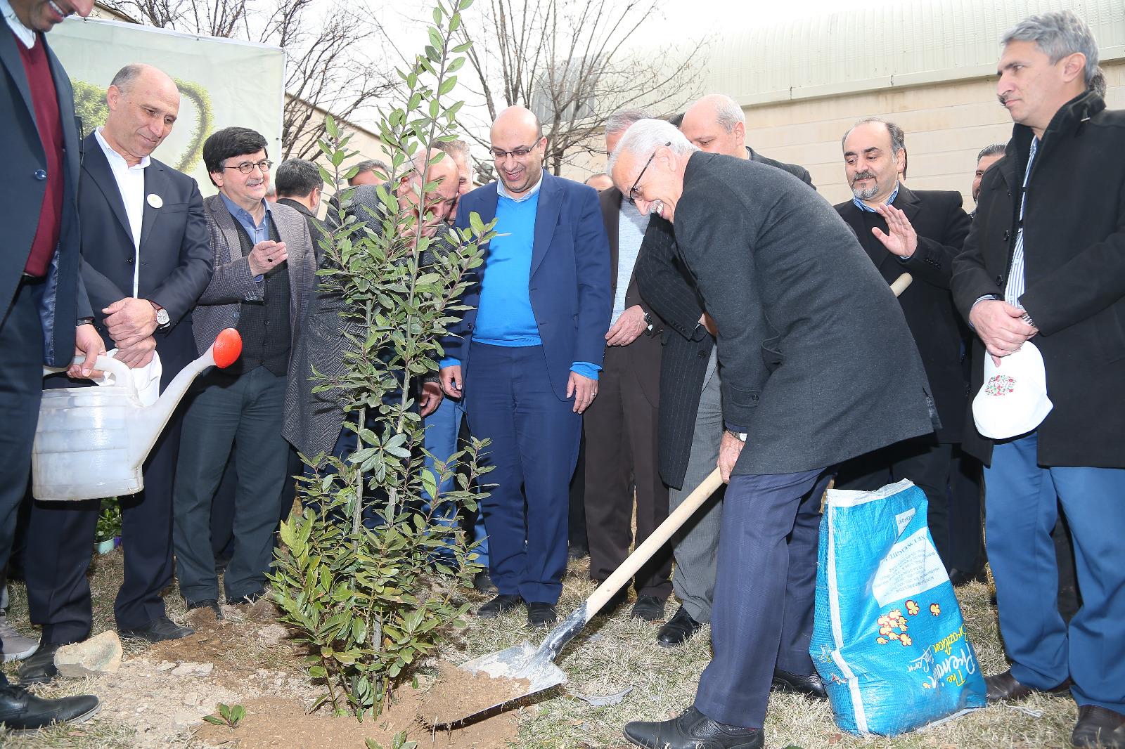 مراسم روز درختکاری در آکادمی ملی المپیک و فدراسیون گلف 7