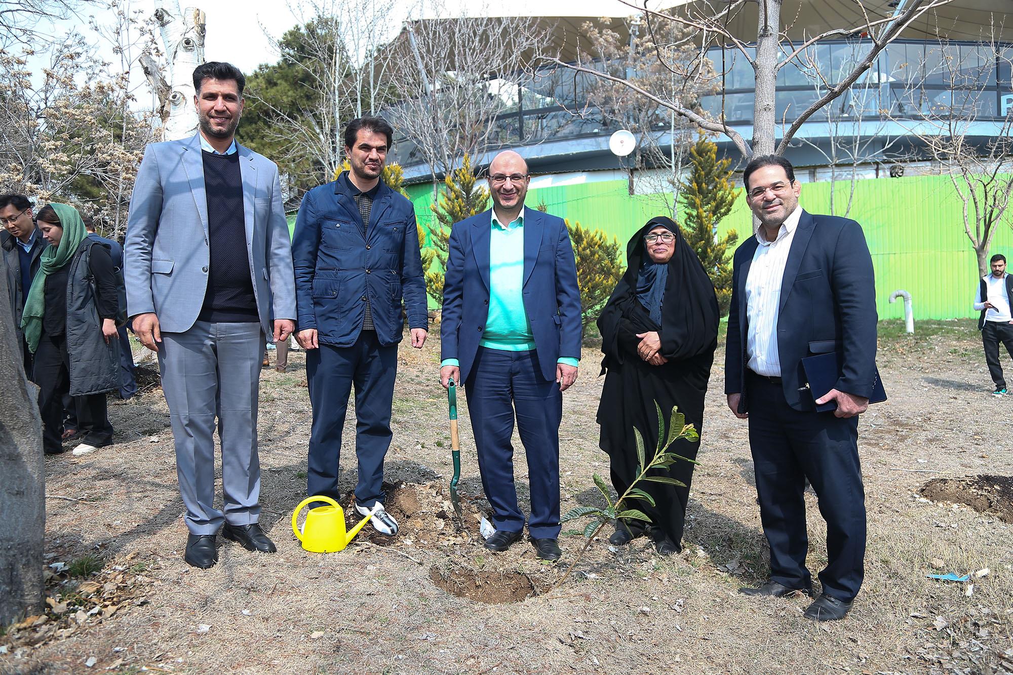 مراسم روز درختکاری در آکادمی ملی المپیک و فدراسیون گلف 30