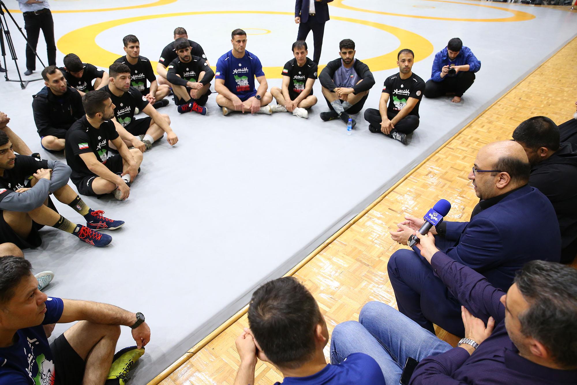 بازدید دبیرکل کمیته ملی المپیک از اردو کشتی آزاد و فرنگی- 10