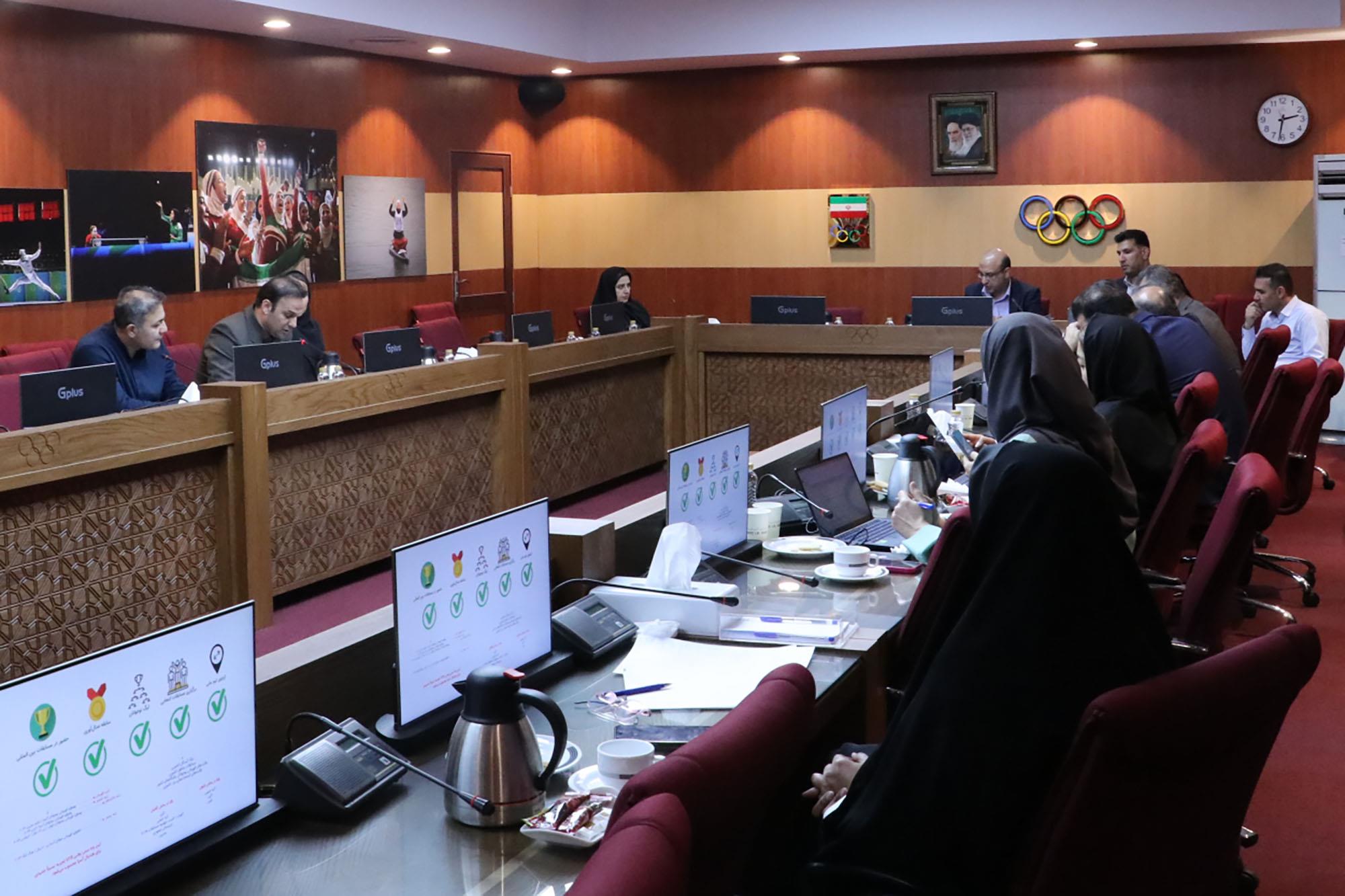 جلسات کادر سرپرستی بازی های آسیایی جوانان بحرین با فدراسیون های اعزامی 97