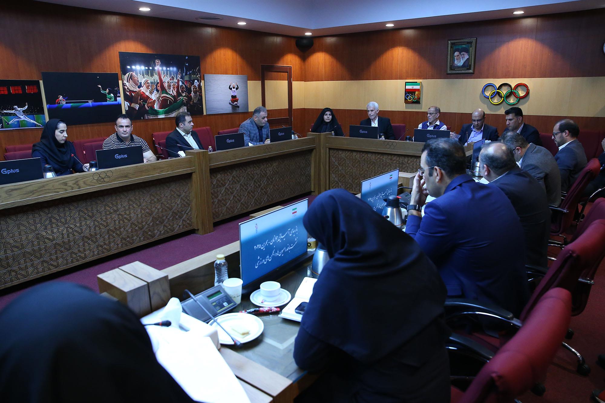 جلسات کادر سرپرستی بازی های آسیایی جوانان بحرین با فدراسیون های اعزامی 102