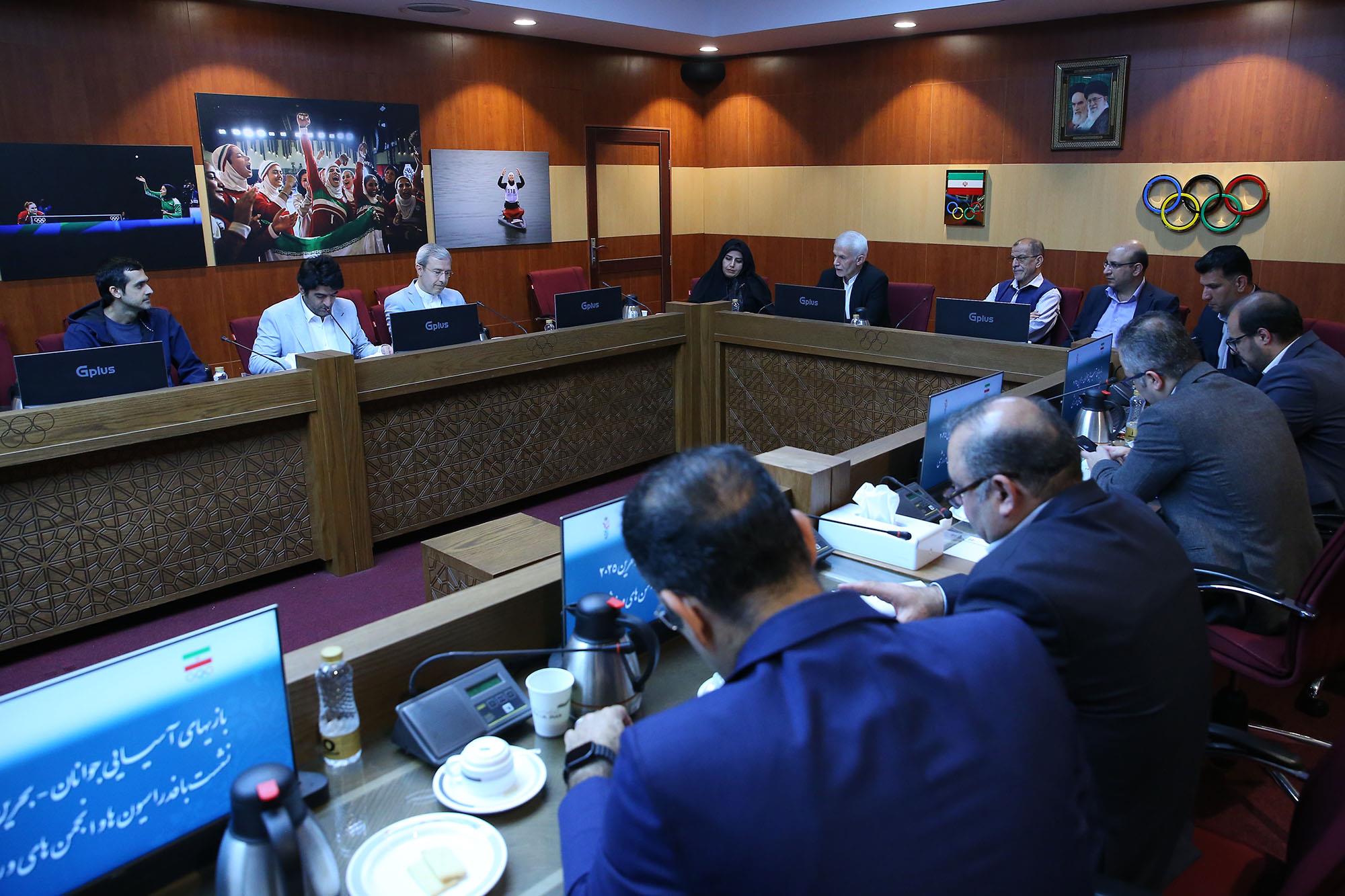 جلسات کادر سرپرستی بازی های آسیایی جوانان بحرین با فدراسیون های اعزامی 104