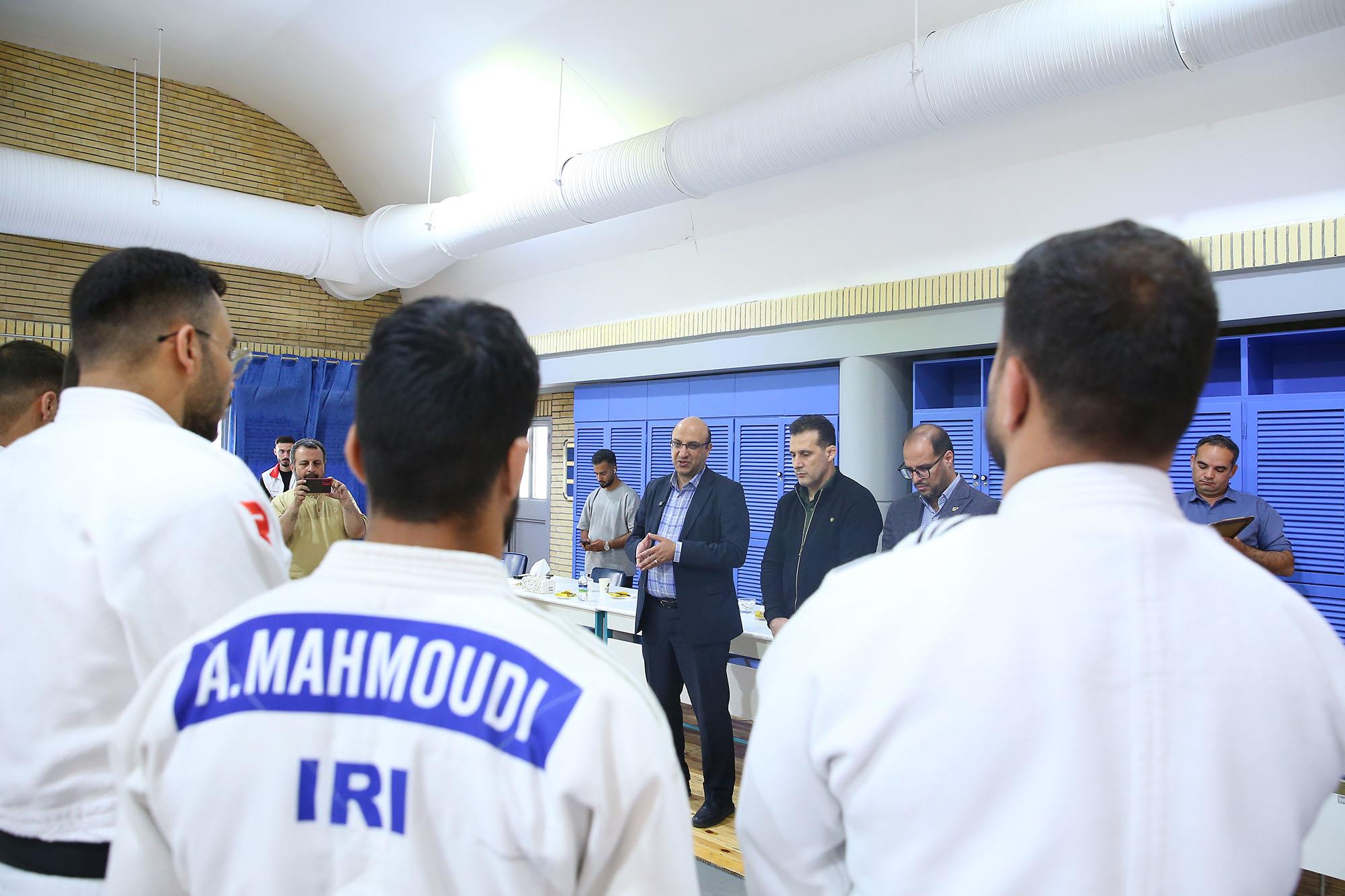 بازدید دبیرکل کمیته ملی المپیک از اردو جودو 3