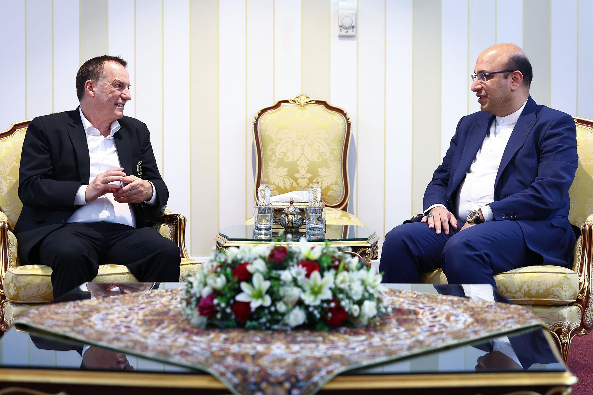 دیدار دبیرکل کمیته ملی المپیک با رییس فدراسیون جهانی موی تای 9