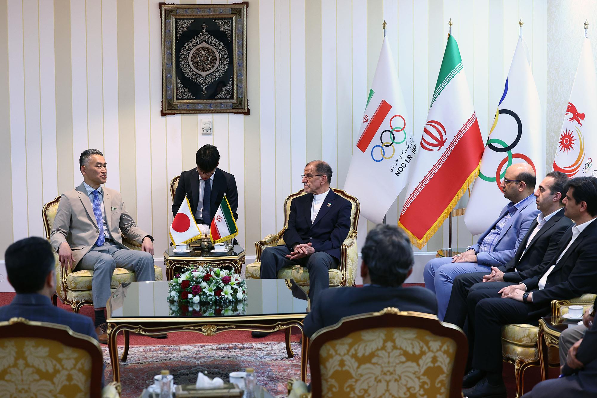 دیدار ریاست کمیته ملی المپیک با سفیر ژاپن در ایران 1