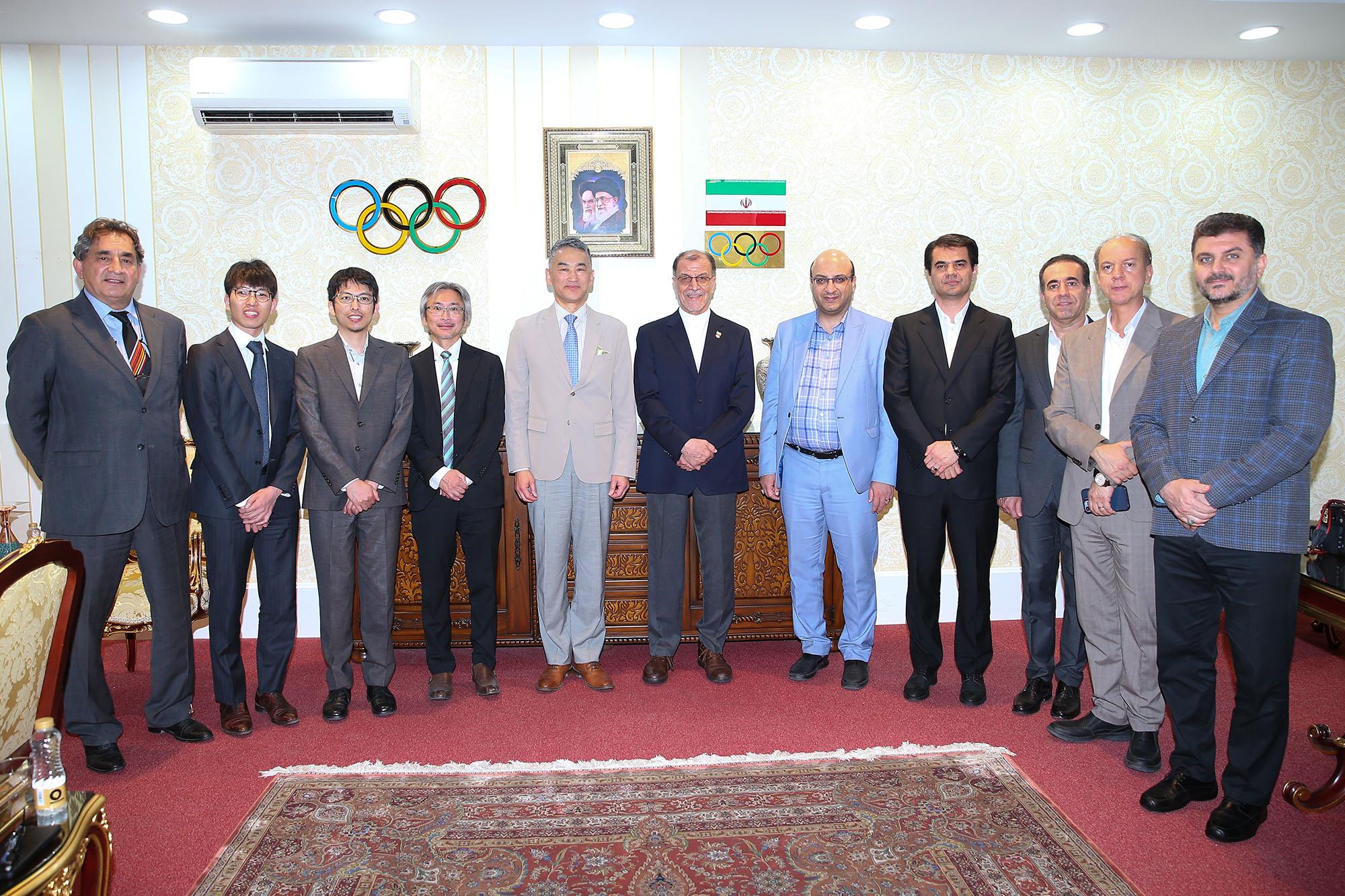 دیدار ریاست کمیته ملی المپیک با سفیر ژاپن در ایران 5