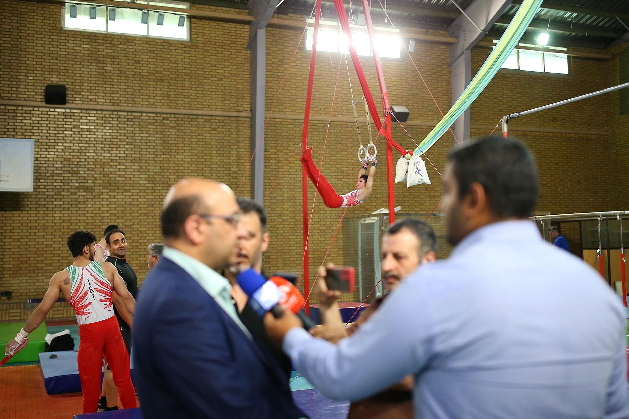 بازدید دبیرکل کمیته ملی المپیک از اردو ژیمناستیک 2