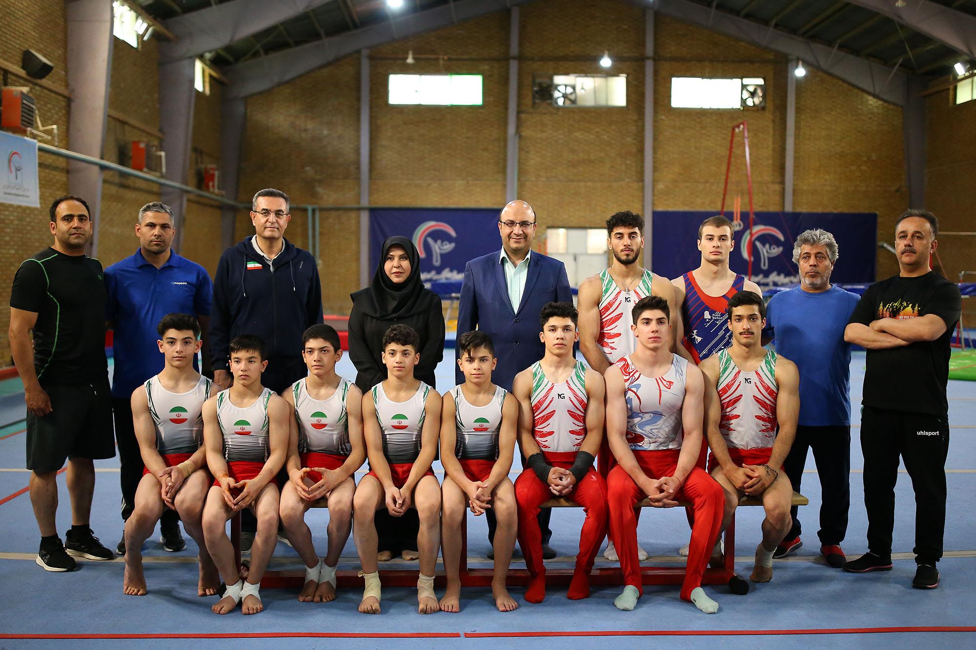 بازدید دبیرکل کمیته ملی المپیک از اردو ژیمناستیک 5