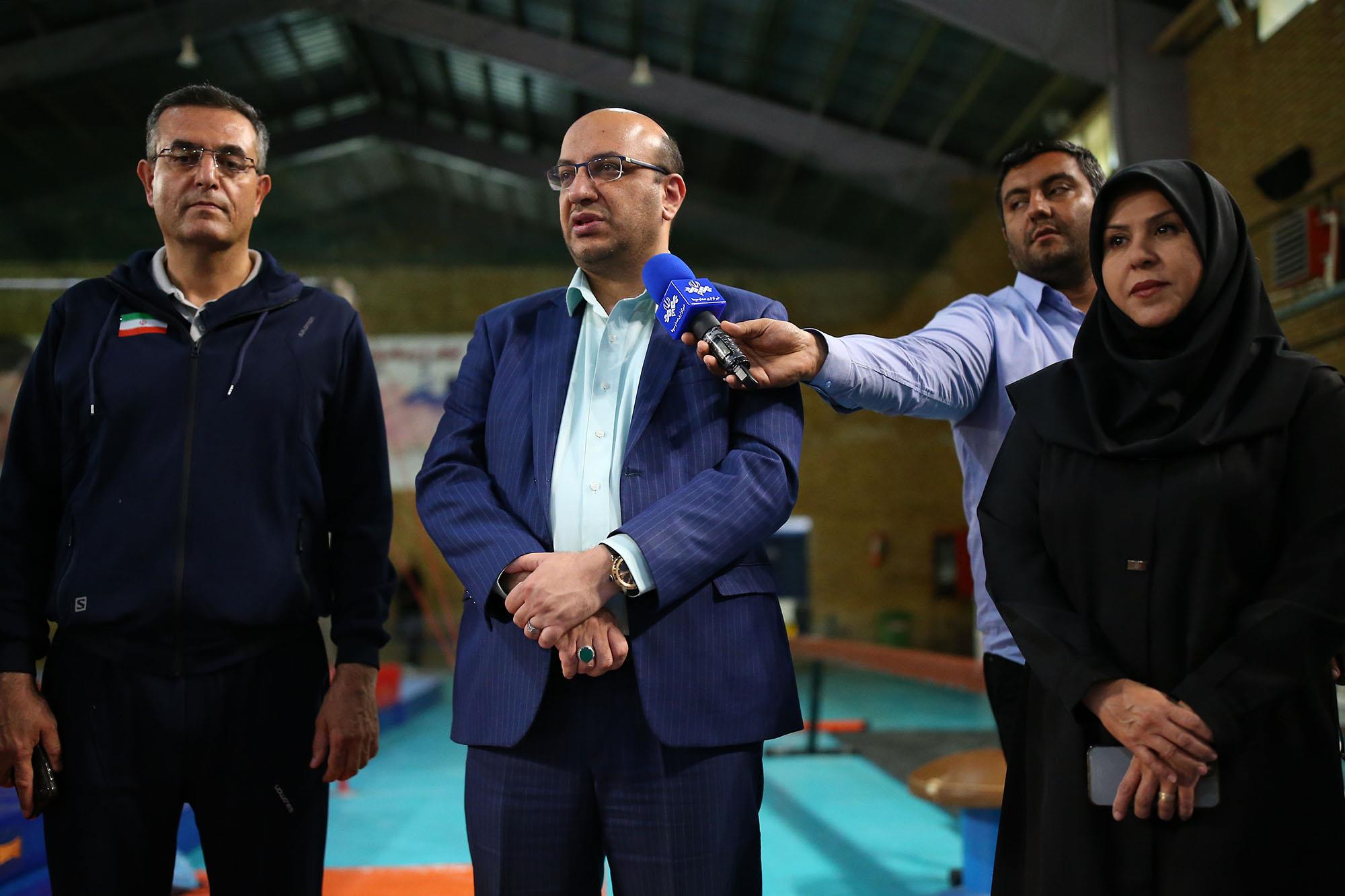 بازدید دبیرکل کمیته ملی المپیک از اردو ژیمناستیک 9