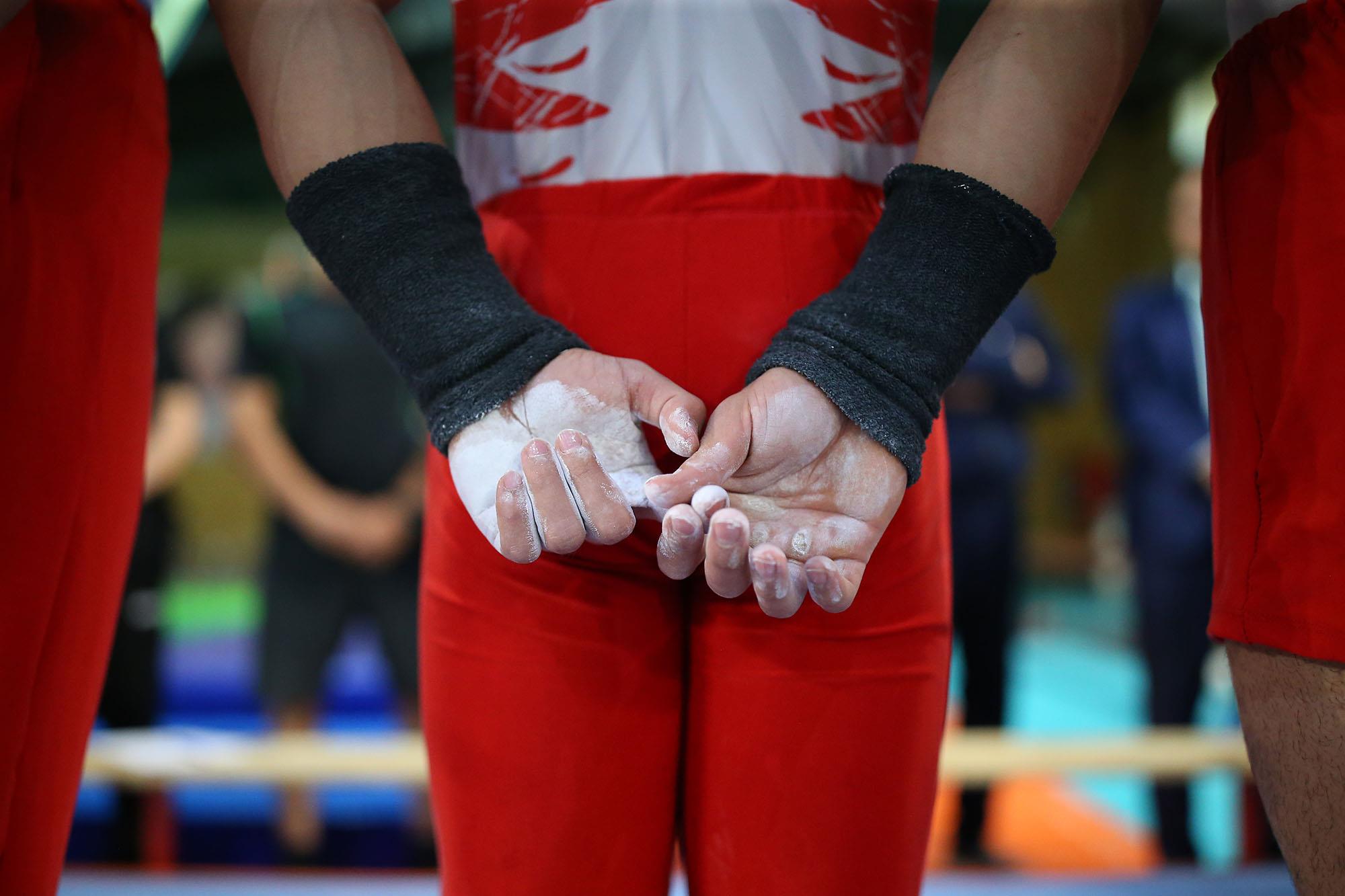 بازدید دبیرکل کمیته ملی المپیک از اردو ژیمناستیک 17