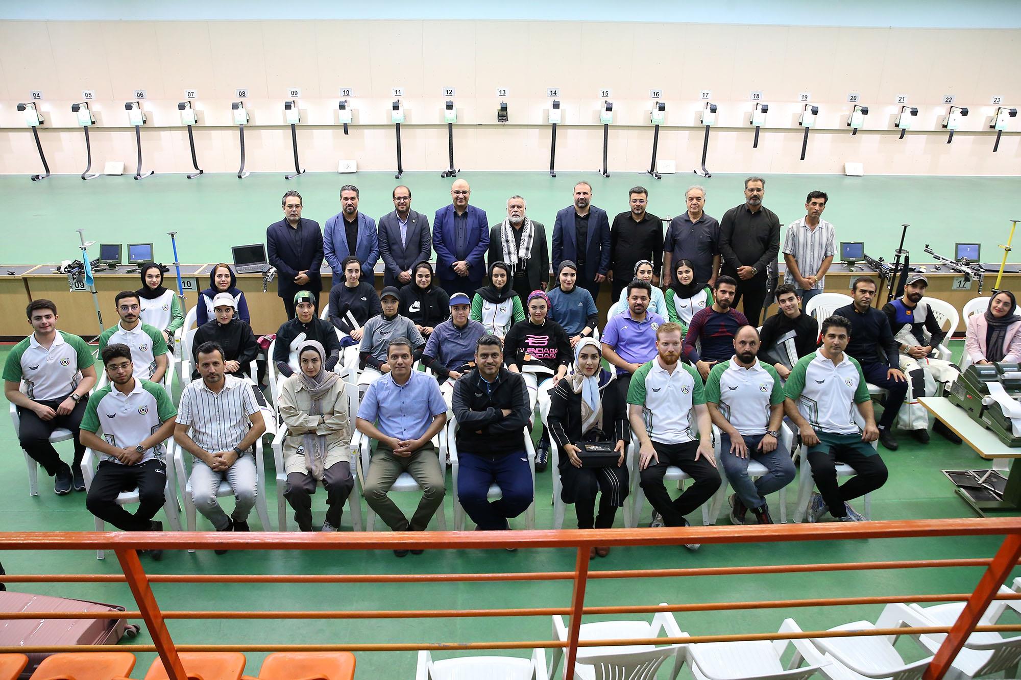 بازدید دبیرکل کمیته ملی المپیک از اردو تیراندازی 1