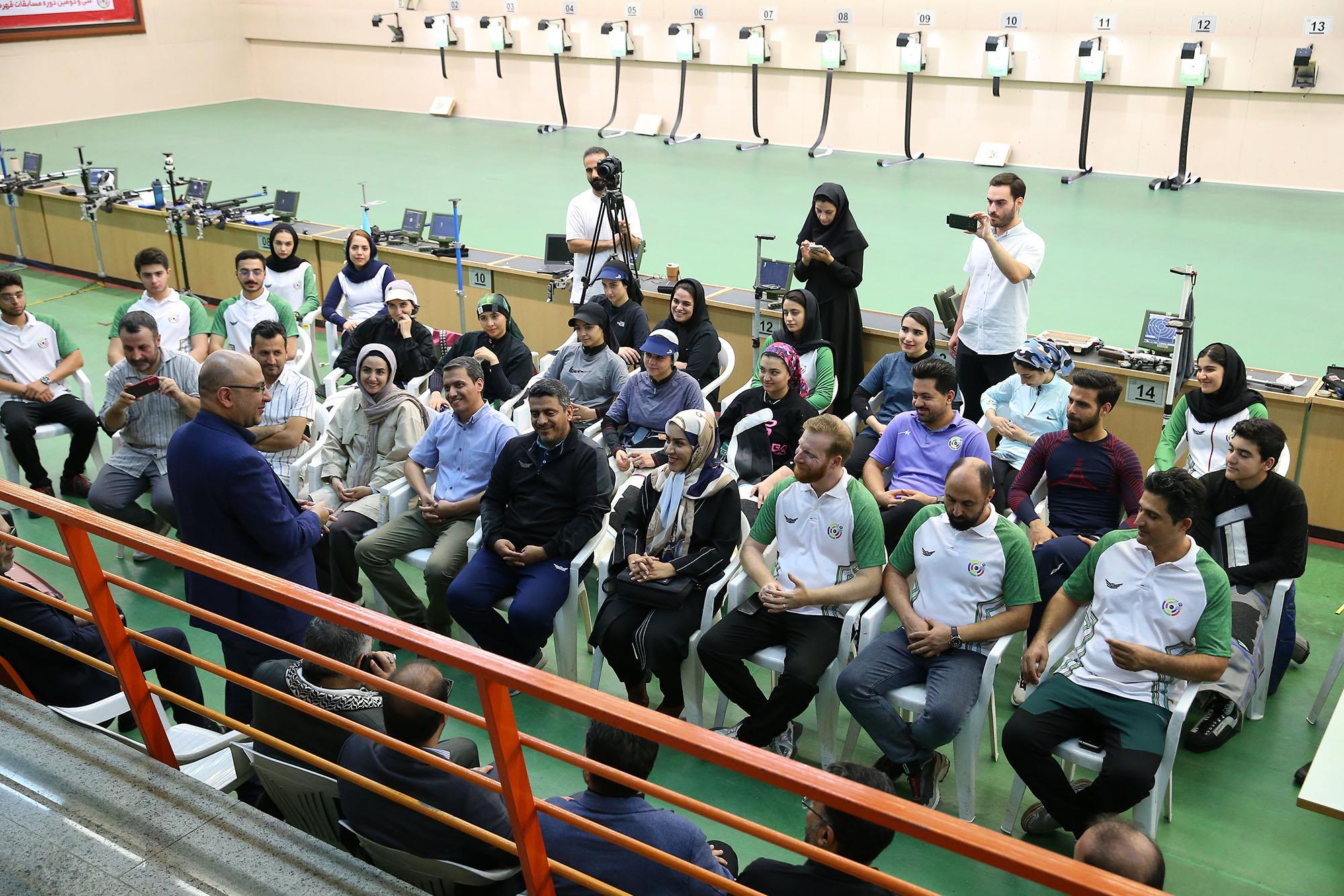 بازدید دبیرکل کمیته ملی المپیک از اردو تیراندازی 4