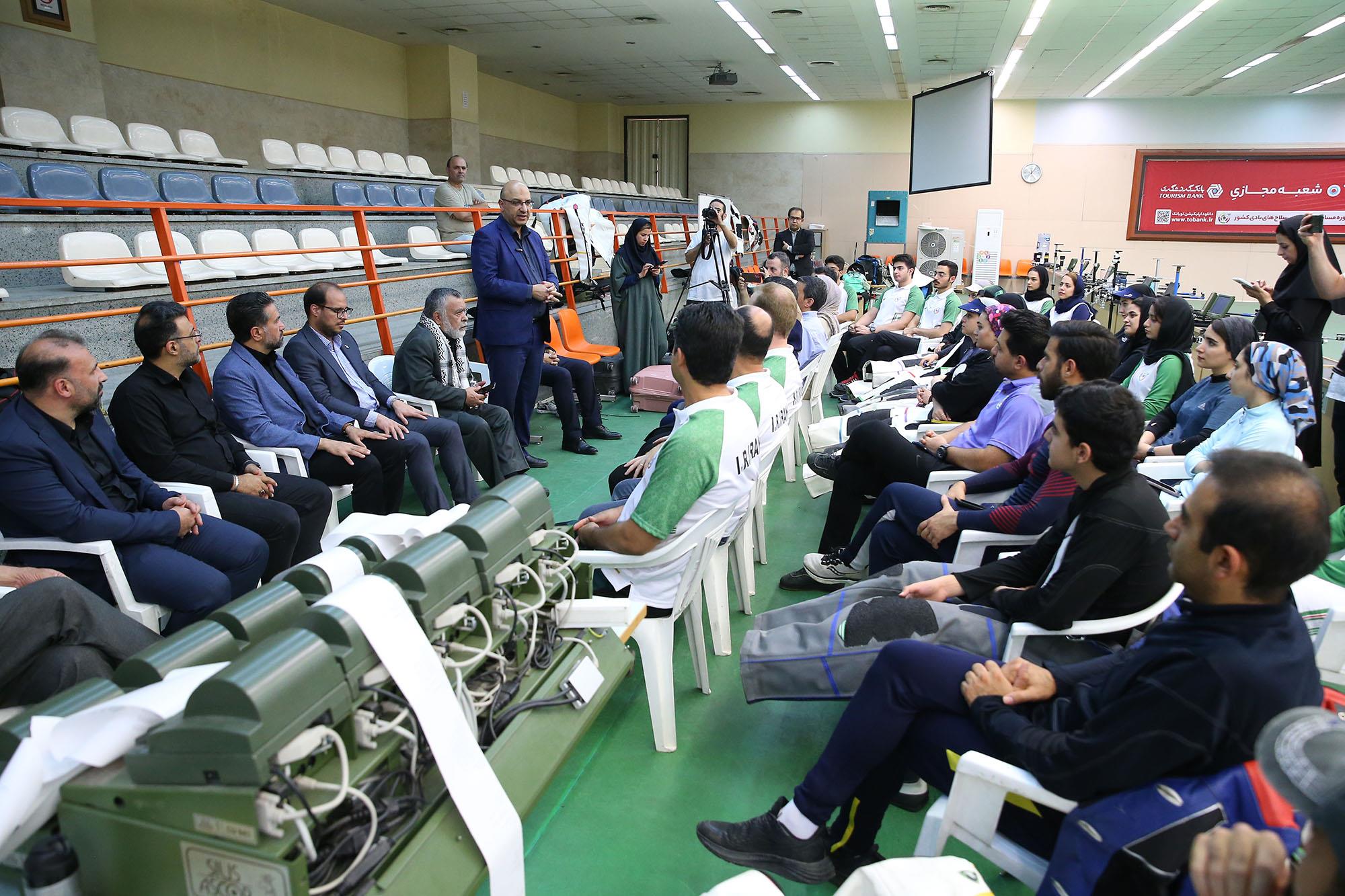 بازدید دبیرکل کمیته ملی المپیک از اردو تیراندازی 8