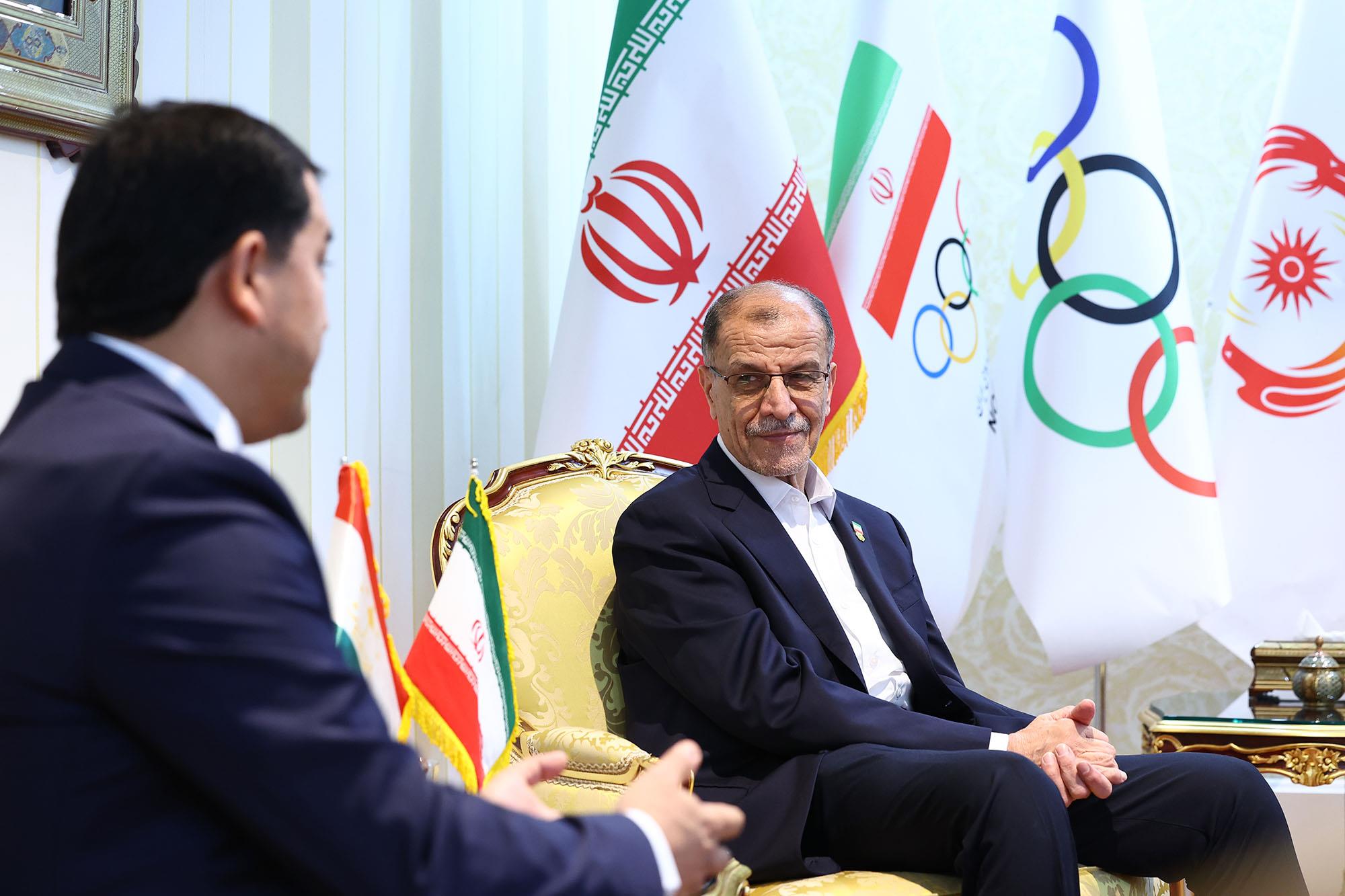 دیدار ریاست و دبیرکل کمیته ملی المپیک با وزیر ورزش تاجیکستان 3