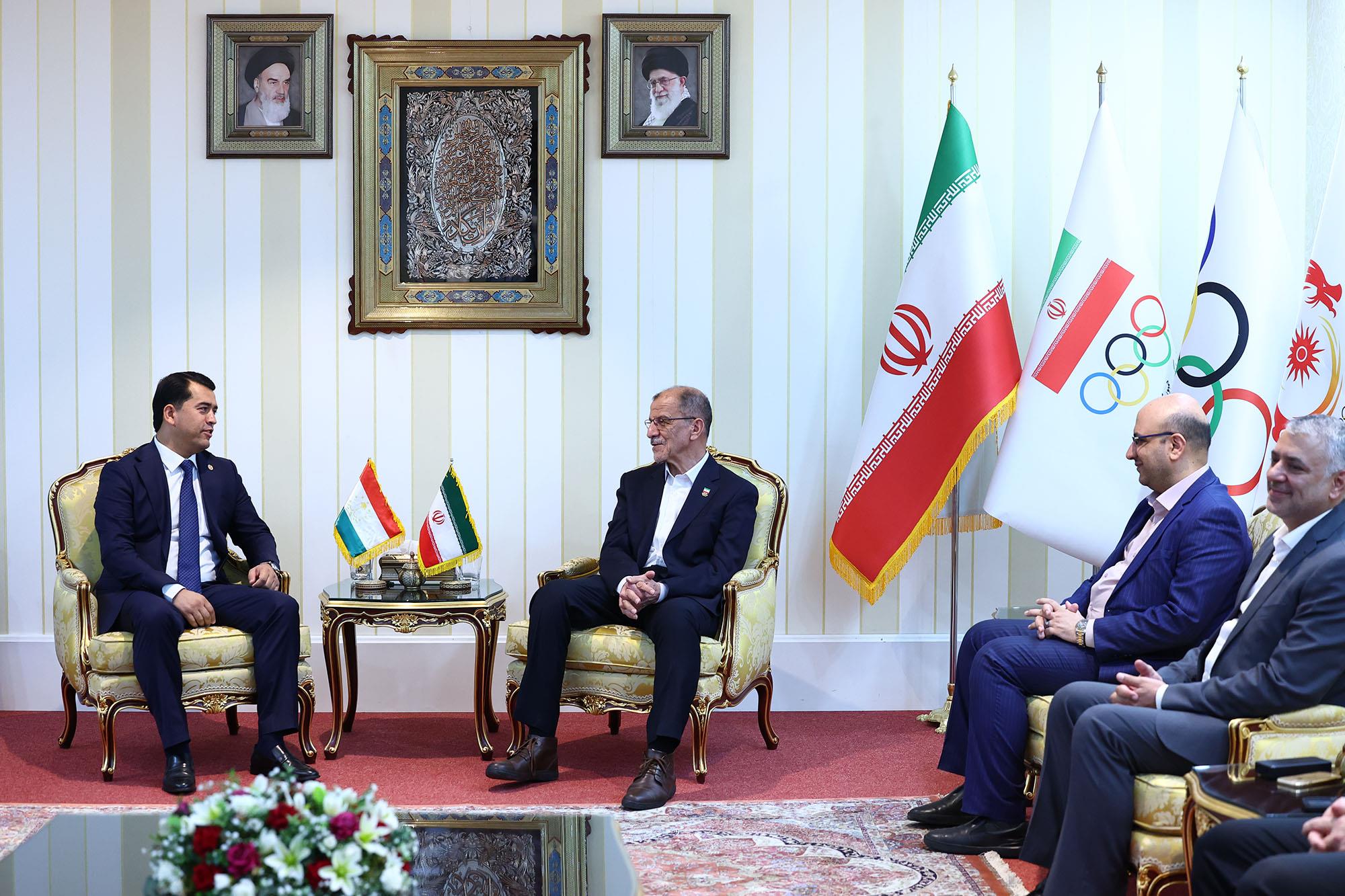 دیدار ریاست و دبیرکل کمیته ملی المپیک با وزیر ورزش تاجیکستان 5