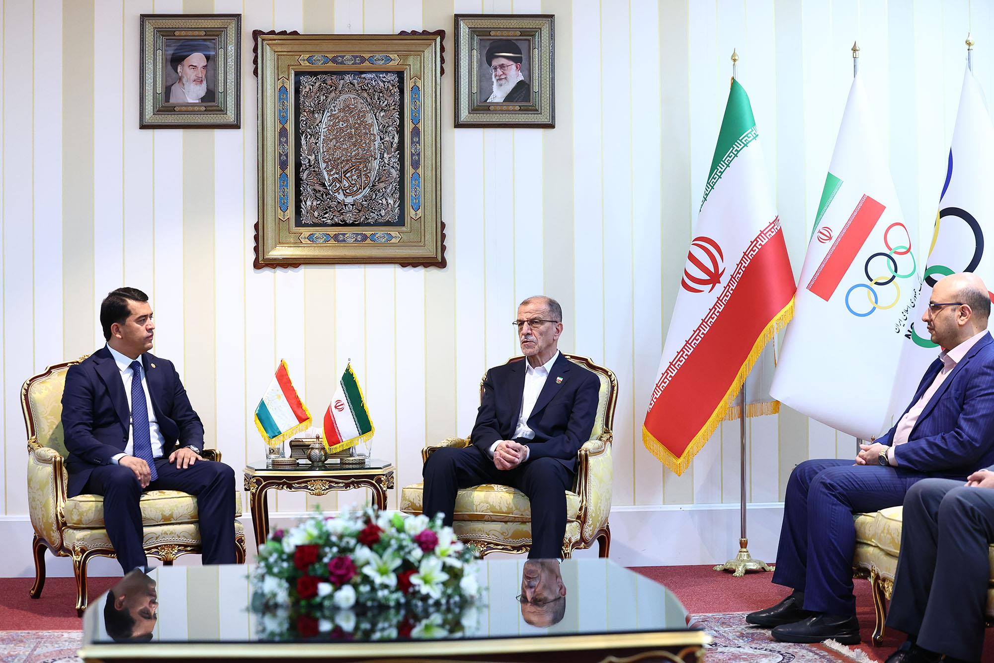 دیدار ریاست و دبیرکل کمیته ملی المپیک با وزیر ورزش تاجیکستان 6