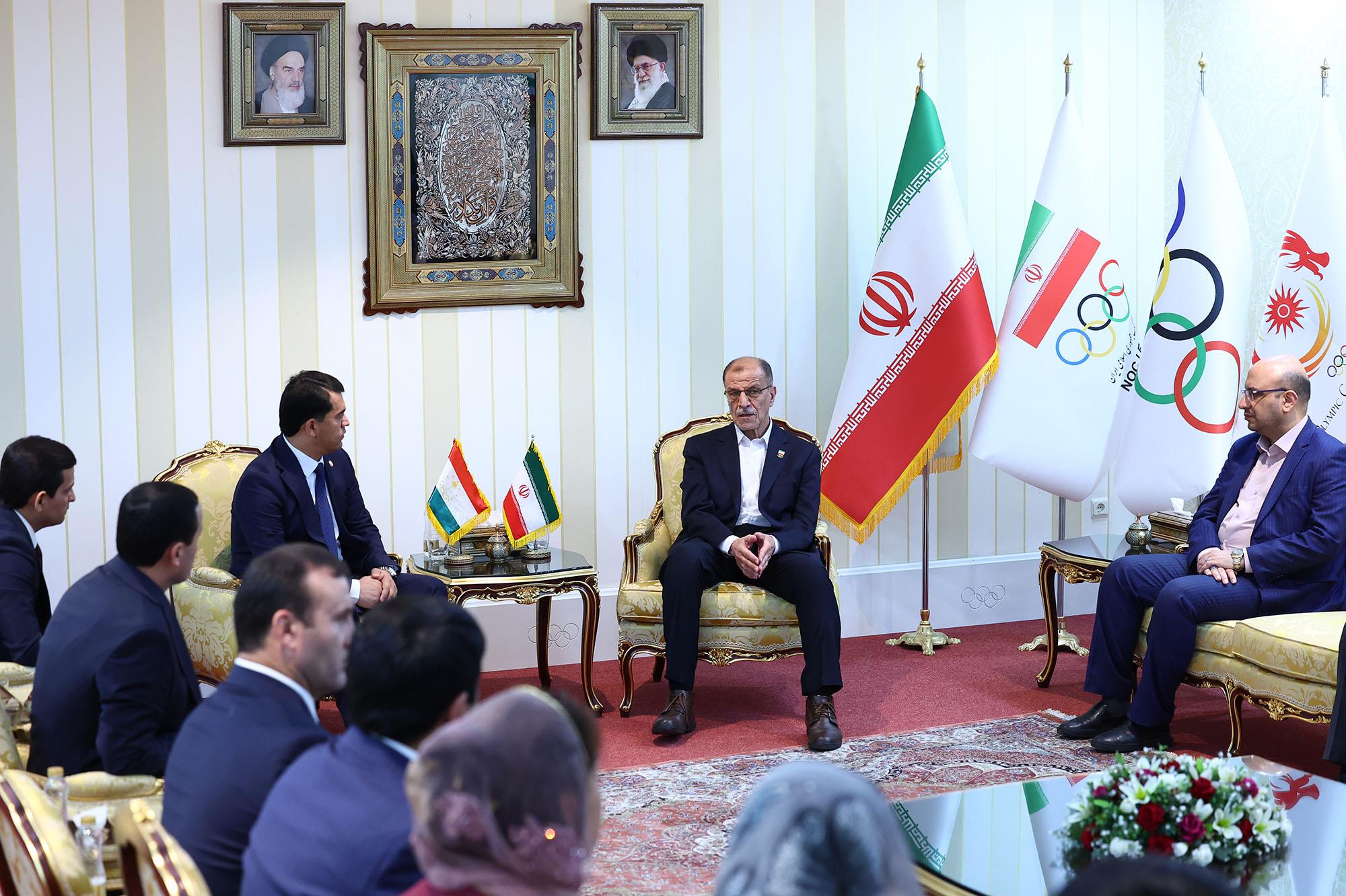دیدار ریاست و دبیرکل کمیته ملی المپیک با وزیر ورزش تاجیکستان 7