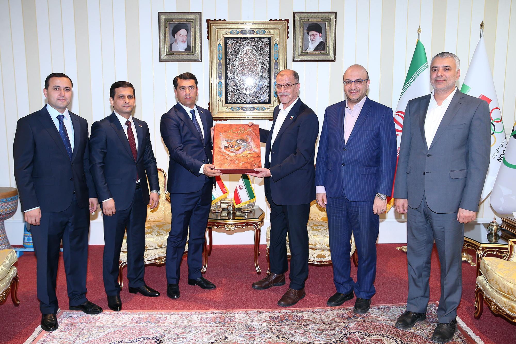 دیدار ریاست و دبیرکل کمیته ملی المپیک با وزیر ورزش تاجیکستان 19