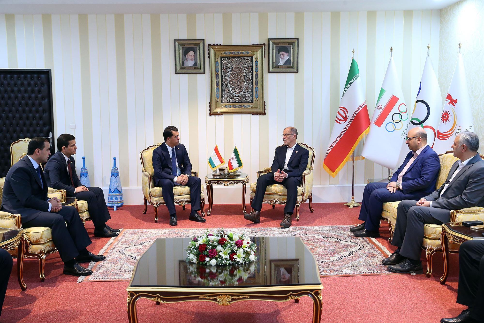 دیدار ریاست و دبیرکل کمیته ملی المپیک با وزیر ورزش تاجیکستان 20