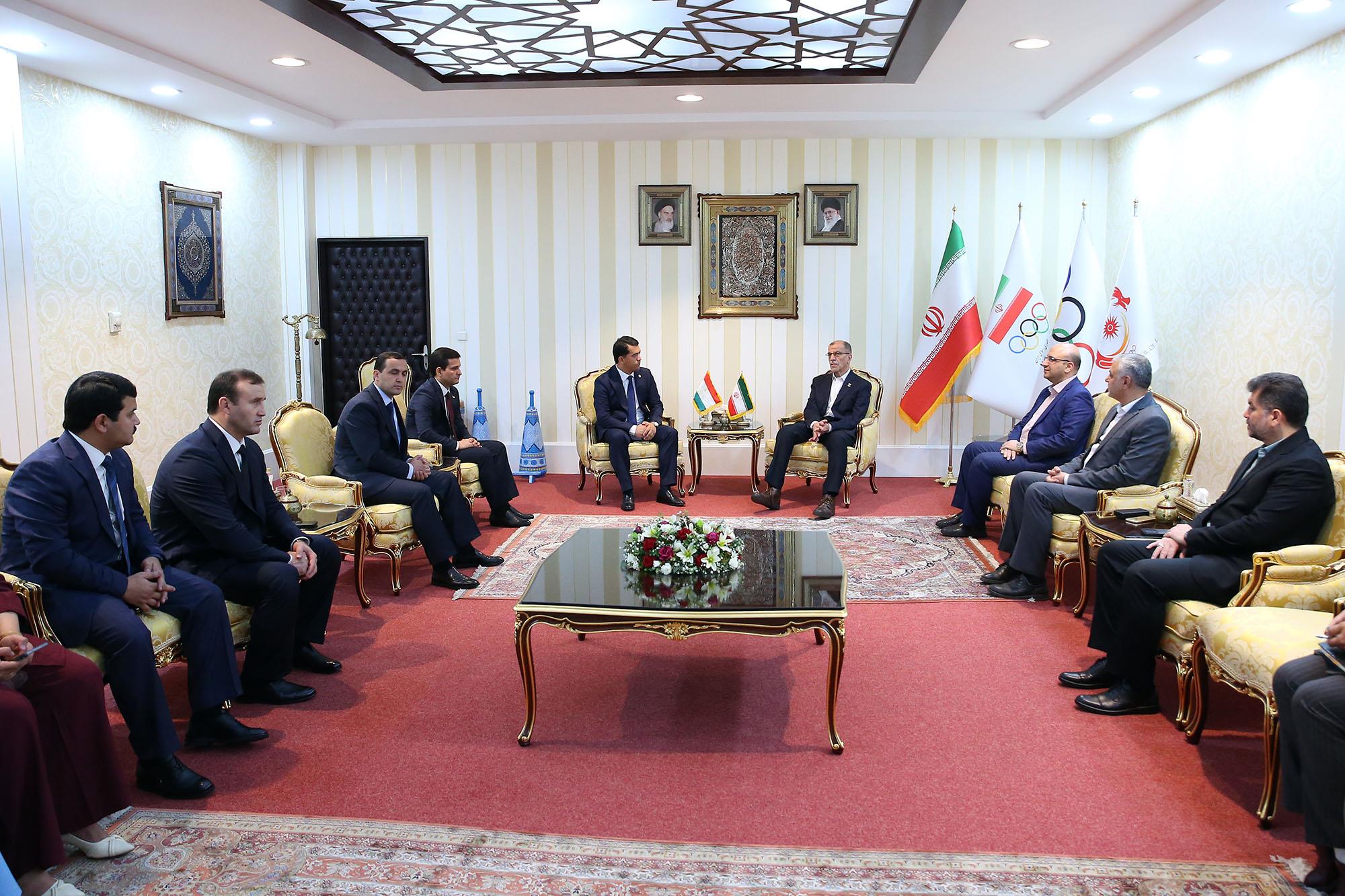 دیدار ریاست و دبیرکل کمیته ملی المپیک با وزیر ورزش تاجیکستان 21