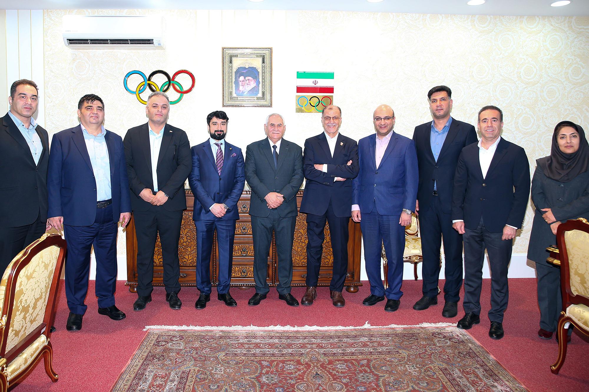 دیدار ریاست و دبیرکل کمیته ملی المپیک با رییس فدراسیون جهانی وزنه برداری 10