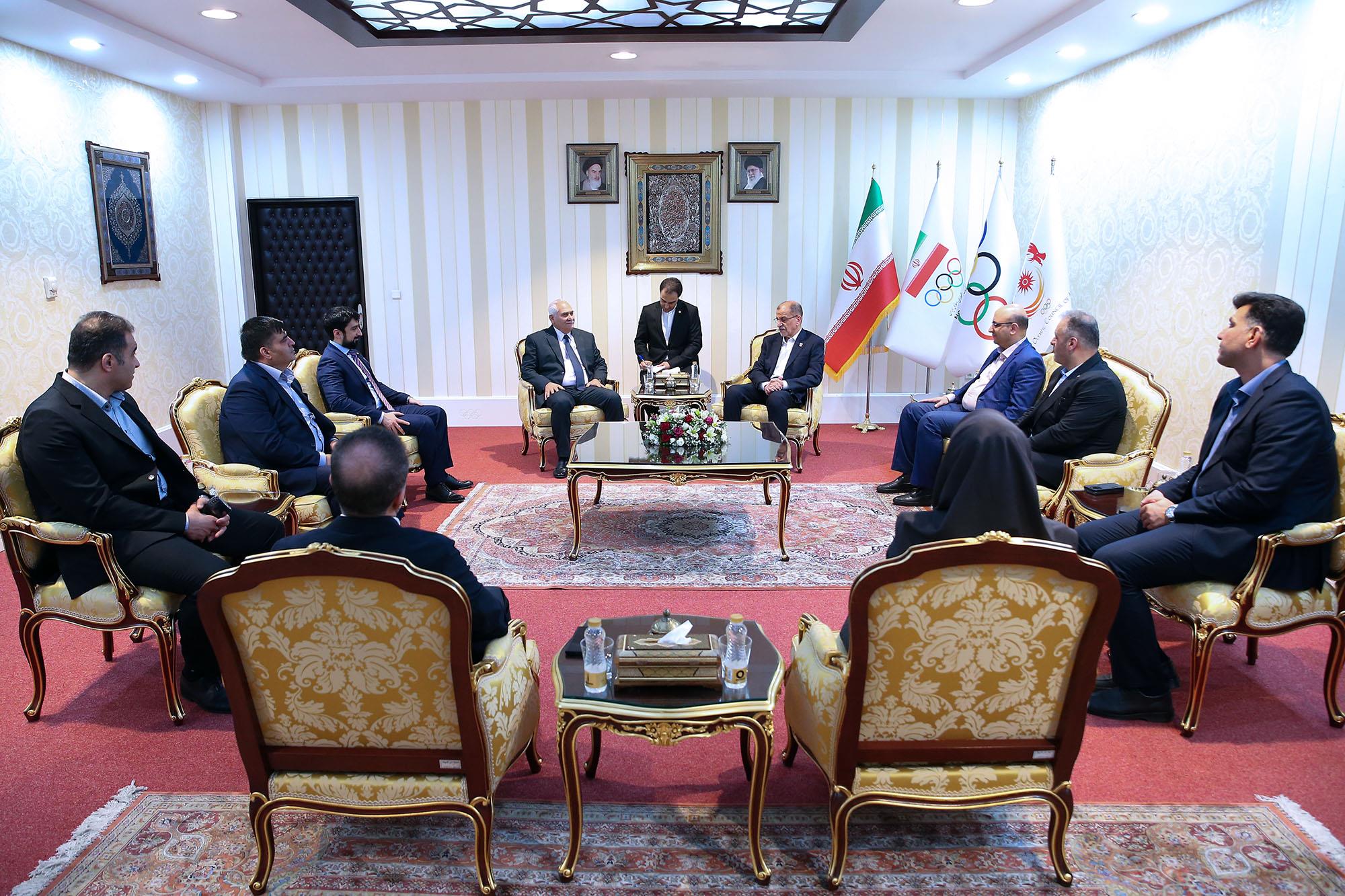 دیدار ریاست و دبیرکل کمیته ملی المپیک با رییس فدراسیون جهانی وزنه برداری 14