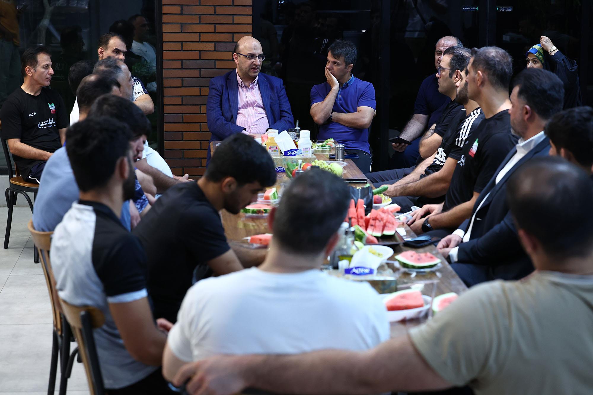 بازدید دبیرکل کمیته ملی المپیک از اردو کشتی فرنگی 7