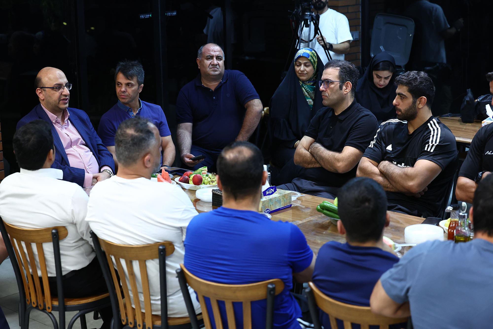 بازدید دبیرکل کمیته ملی المپیک از اردو کشتی فرنگی 10