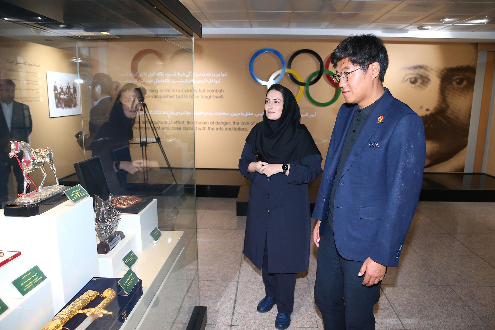 دیدار دبیرکل کمیته ملی المپیک با رییس رسانه ای شورای المپیک آسیا 25