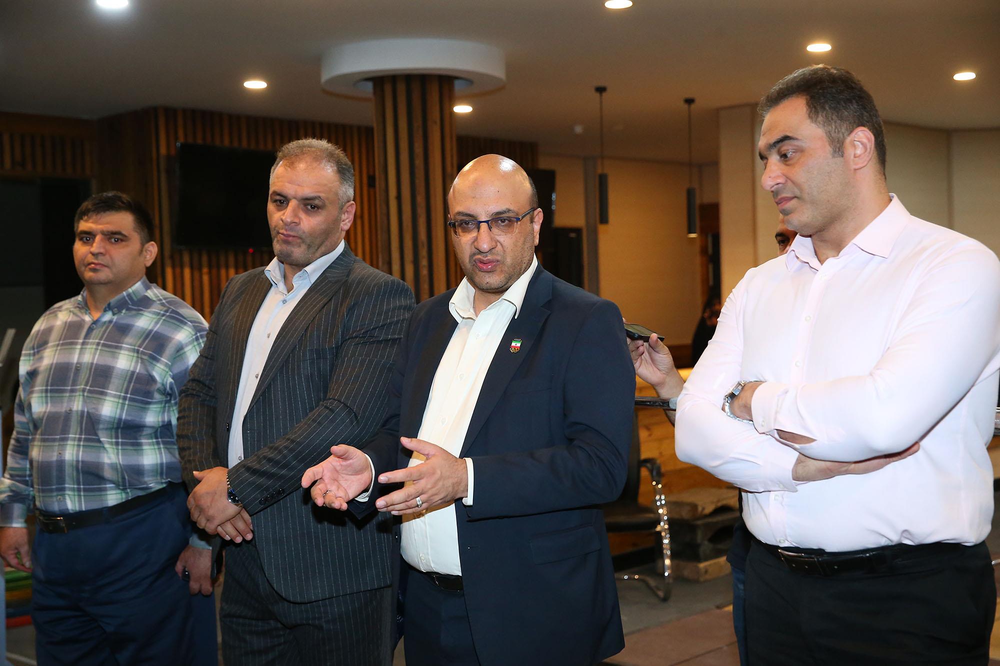 بازدید دبیرکل کمیته ملی المپیک از اردو وزنه برداری  3