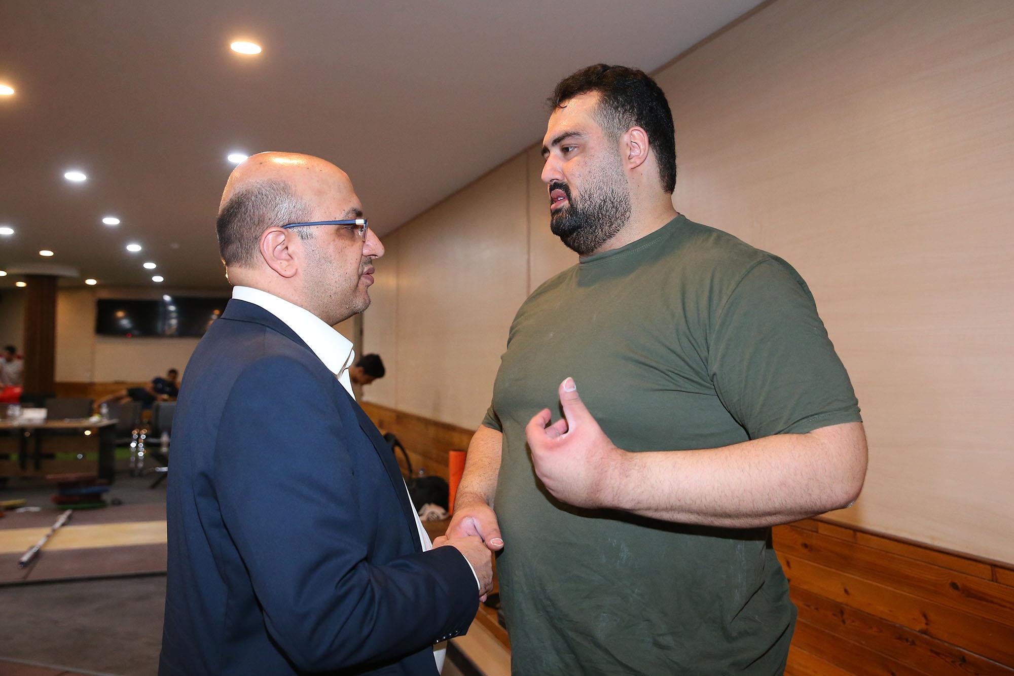 بازدید دبیرکل کمیته ملی المپیک از اردو وزنه برداری  6