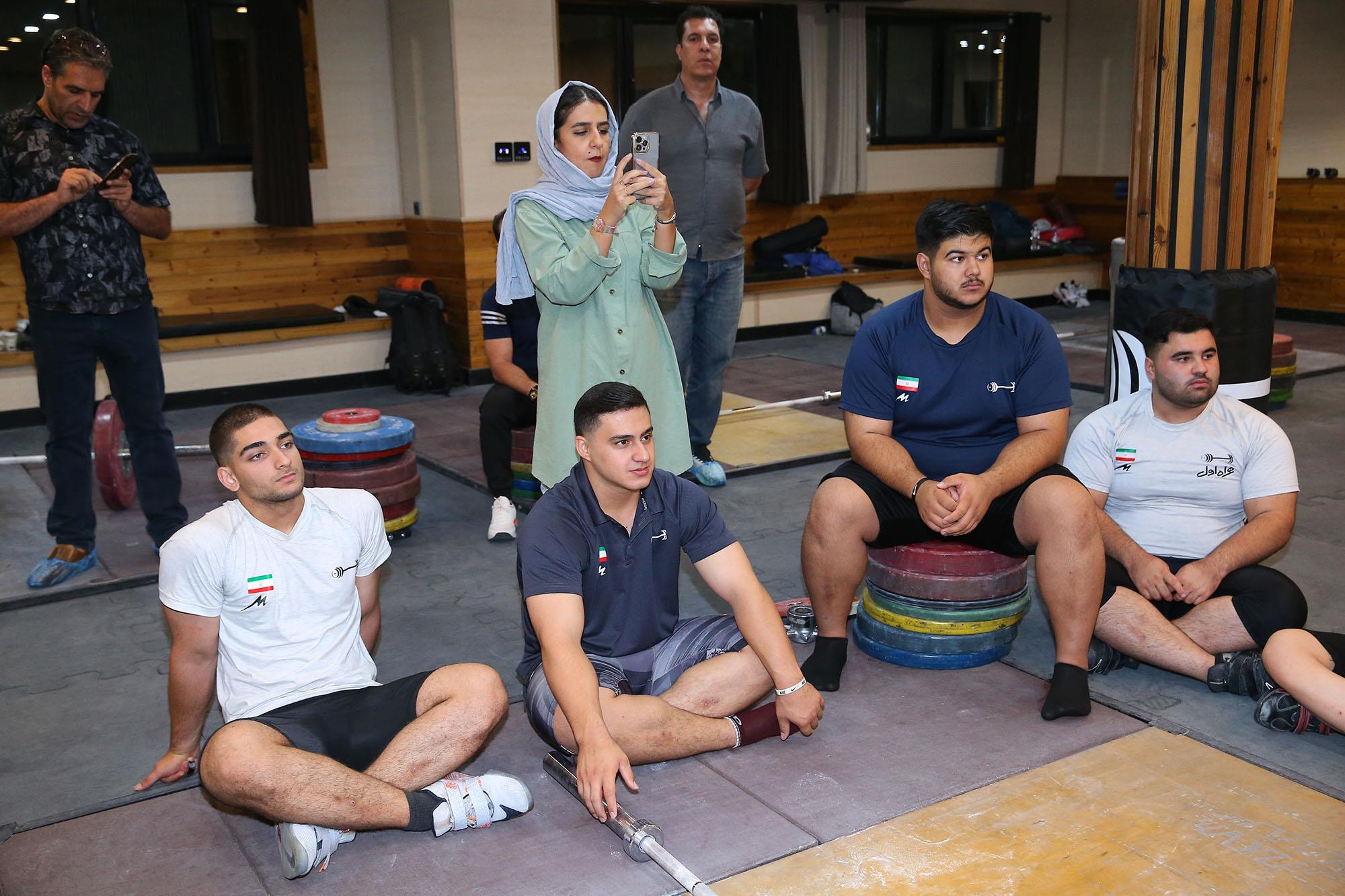 بازدید دبیرکل کمیته ملی المپیک از اردو وزنه برداری  13