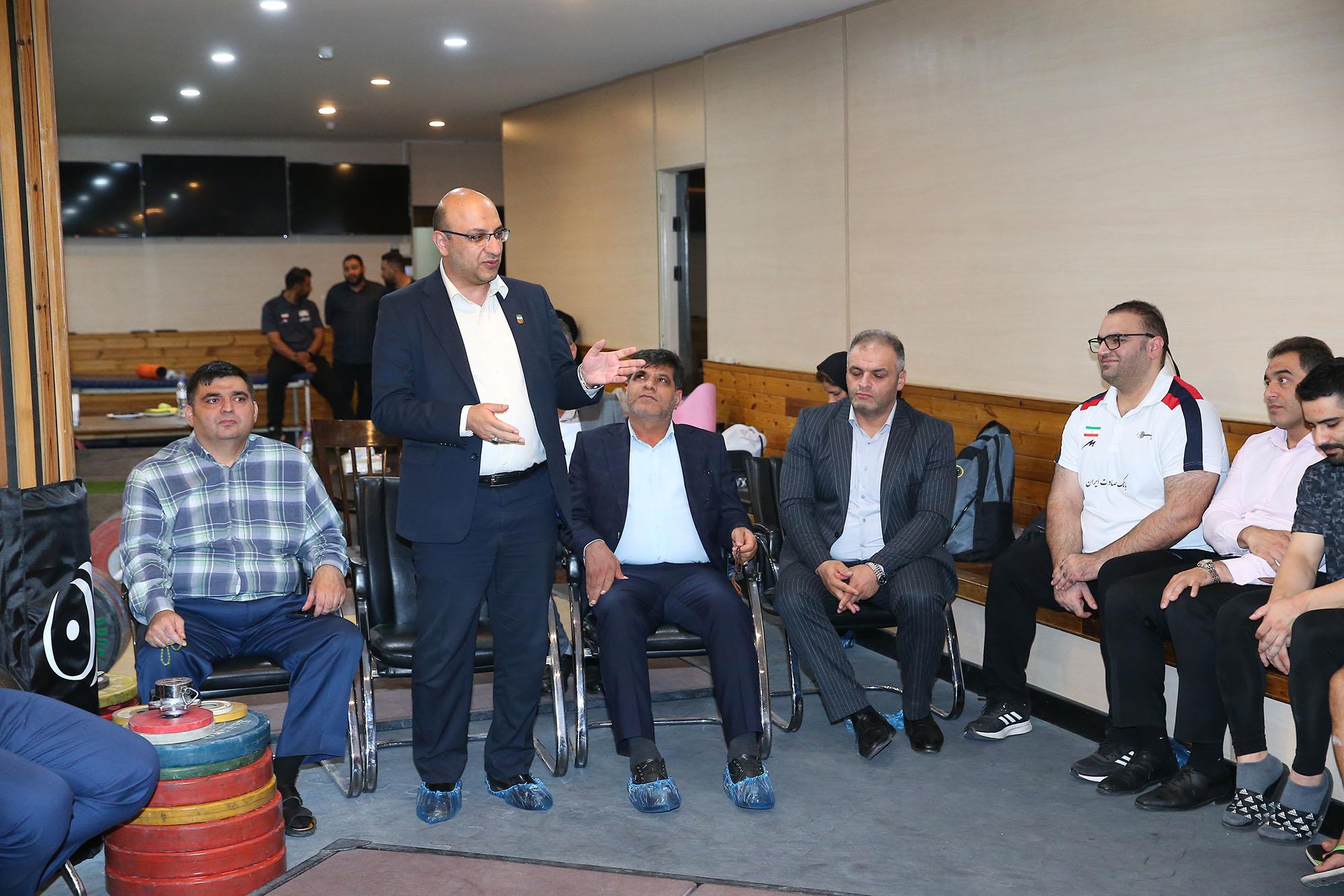 بازدید دبیرکل کمیته ملی المپیک از اردو وزنه برداری  17