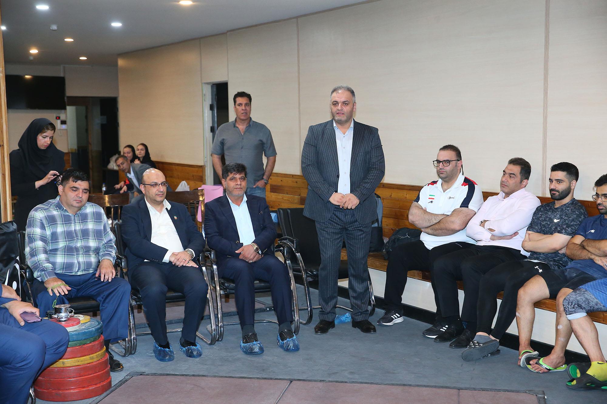 بازدید دبیرکل کمیته ملی المپیک از اردو وزنه برداری  19