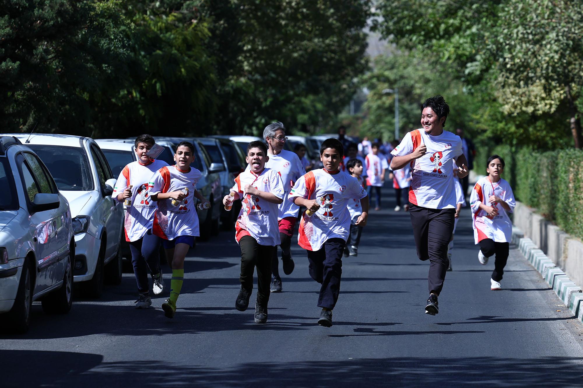 مراسم FUN RUN بازی های آسیایی ناگویا-آیچی در تهران 1