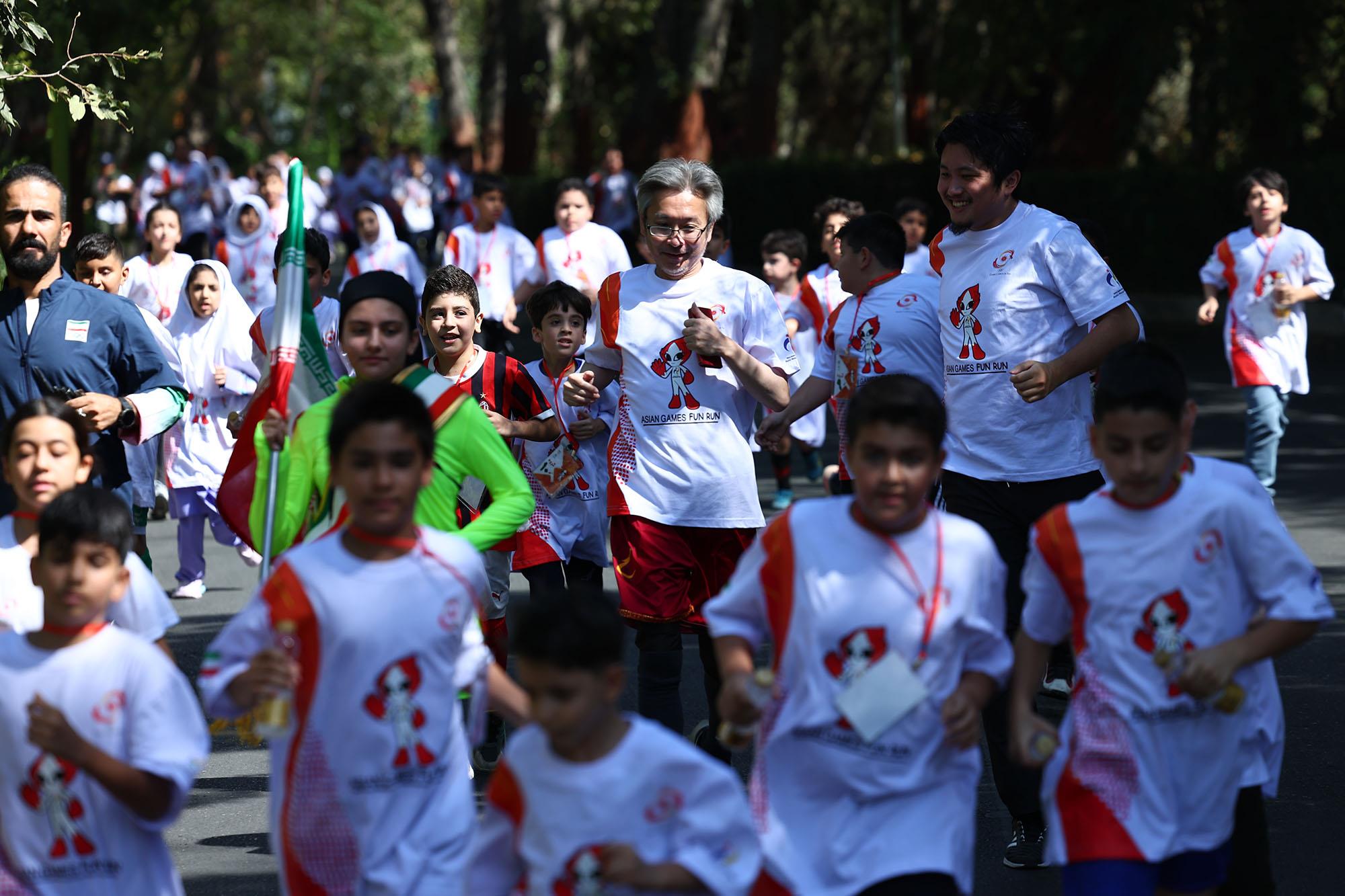 مراسم FUN RUN بازی های آسیایی ناگویا-آیچی در تهران 2