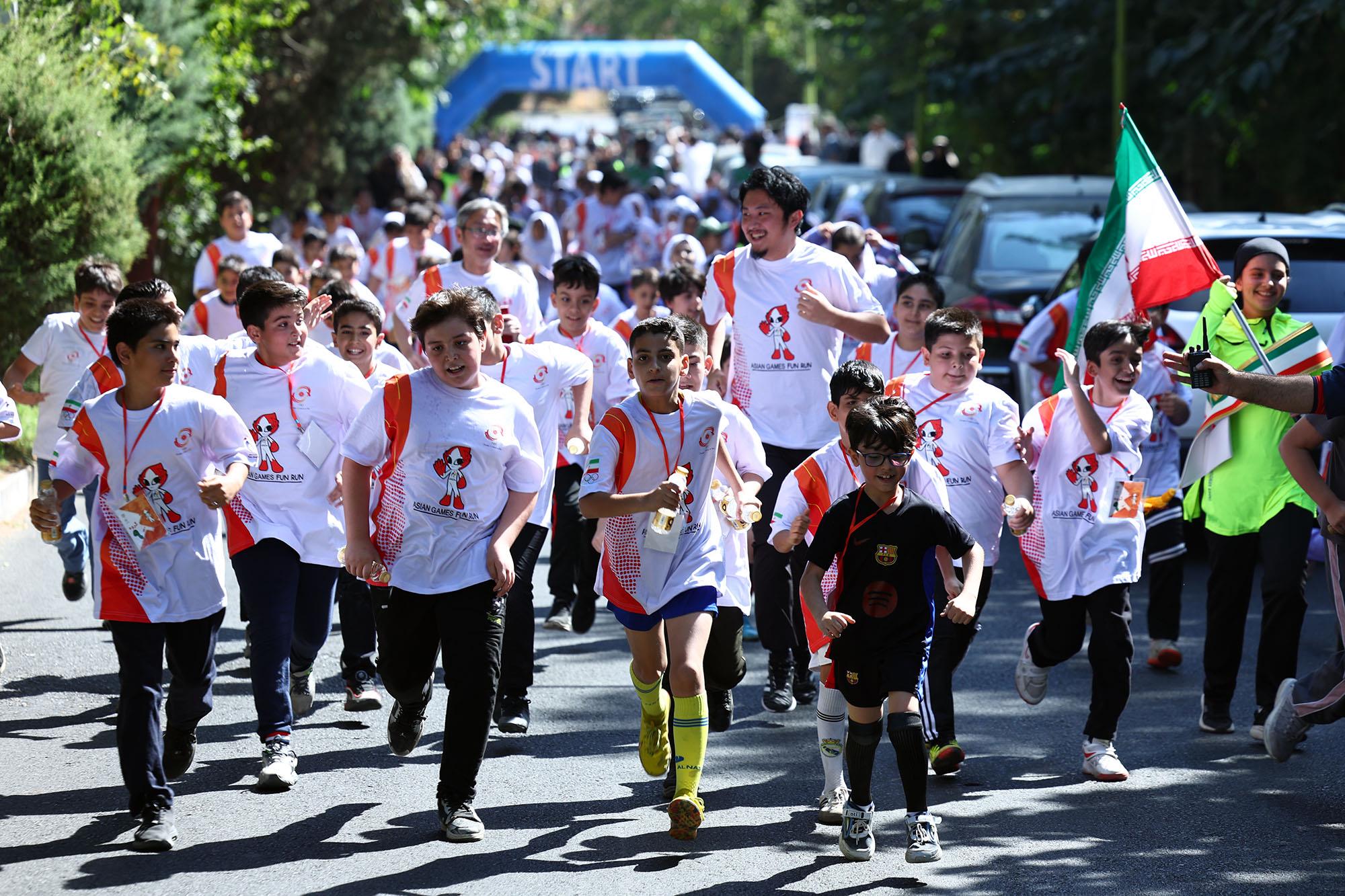 مراسم FUN RUN بازی های آسیایی ناگویا-آیچی در تهران 6