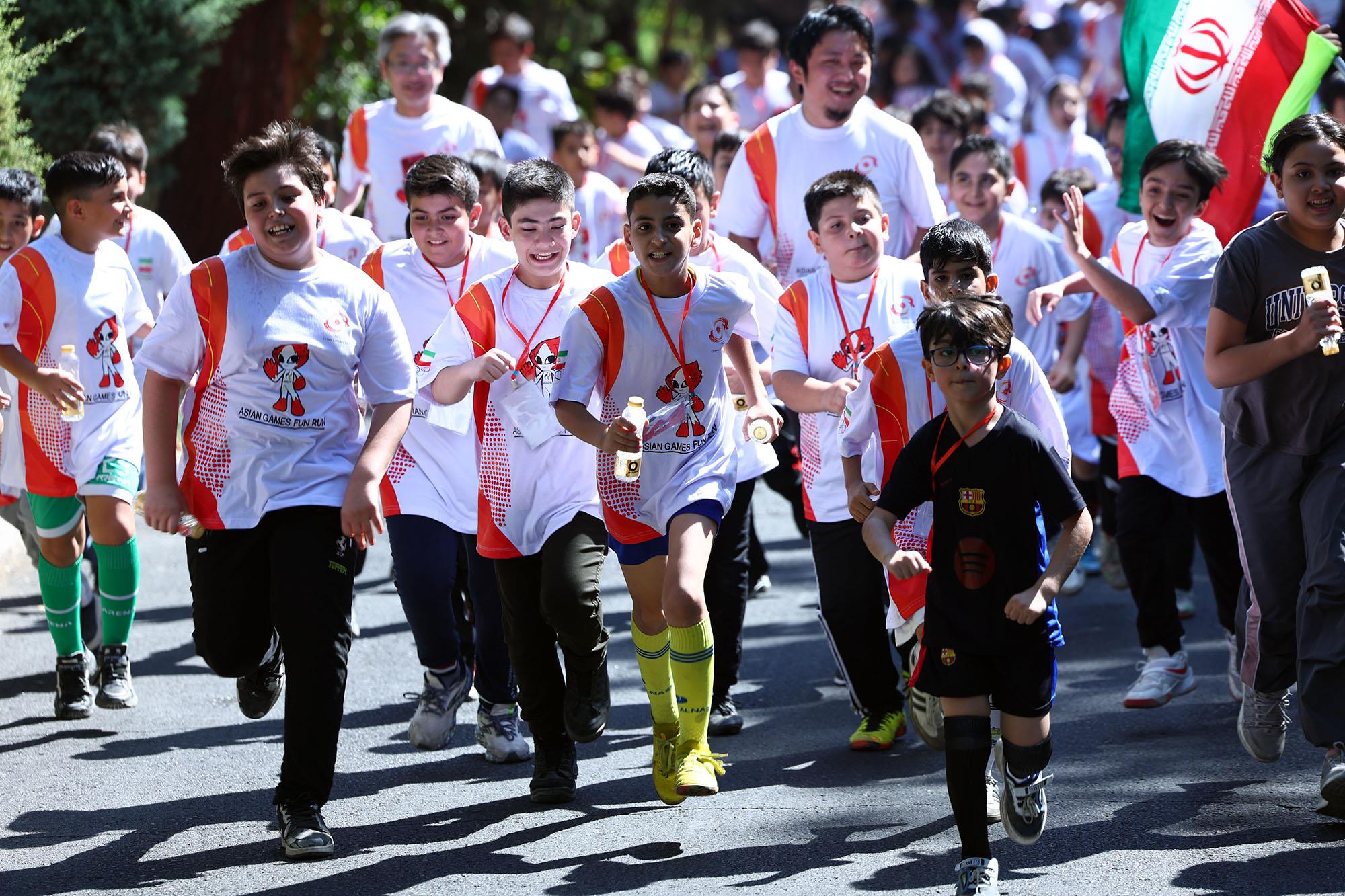 مراسم FUN RUN بازی های آسیایی ناگویا-آیچی در تهران 7