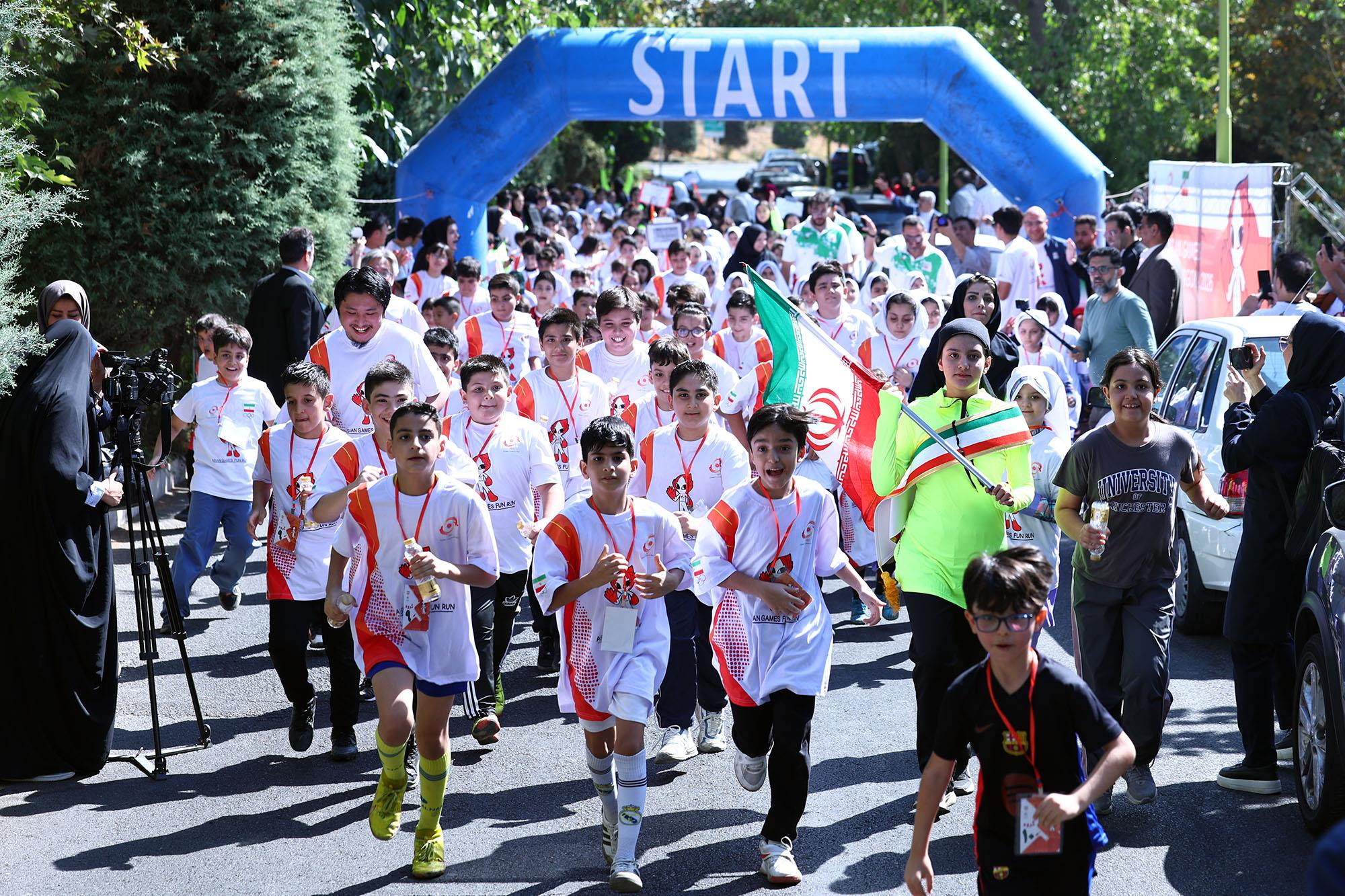 مراسم FUN RUN بازی های آسیایی ناگویا-آیچی در تهران 8