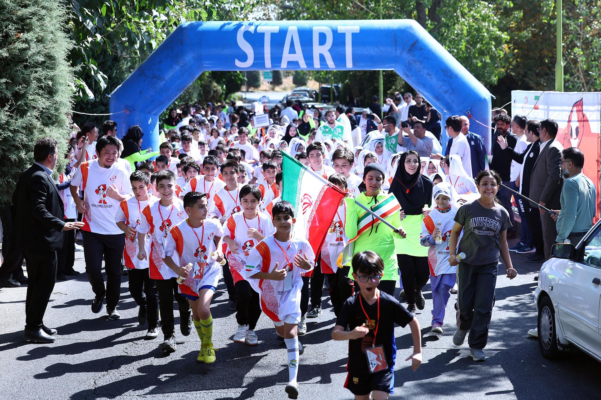 مراسم FUN RUN بازی های آسیایی ناگویا-آیچی در تهران 9