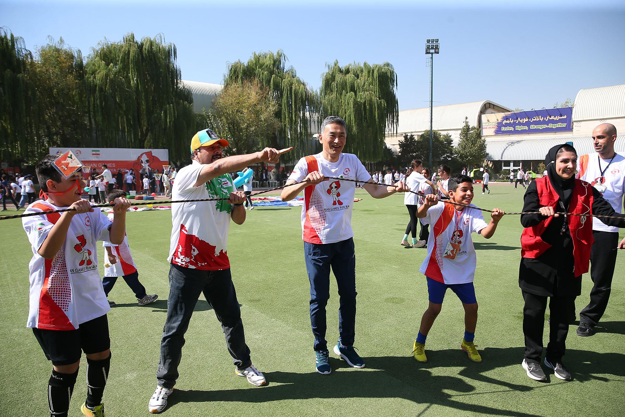 مراسم FUN RUN بازی های آسیایی ناگویا-آیچی در تهران 38