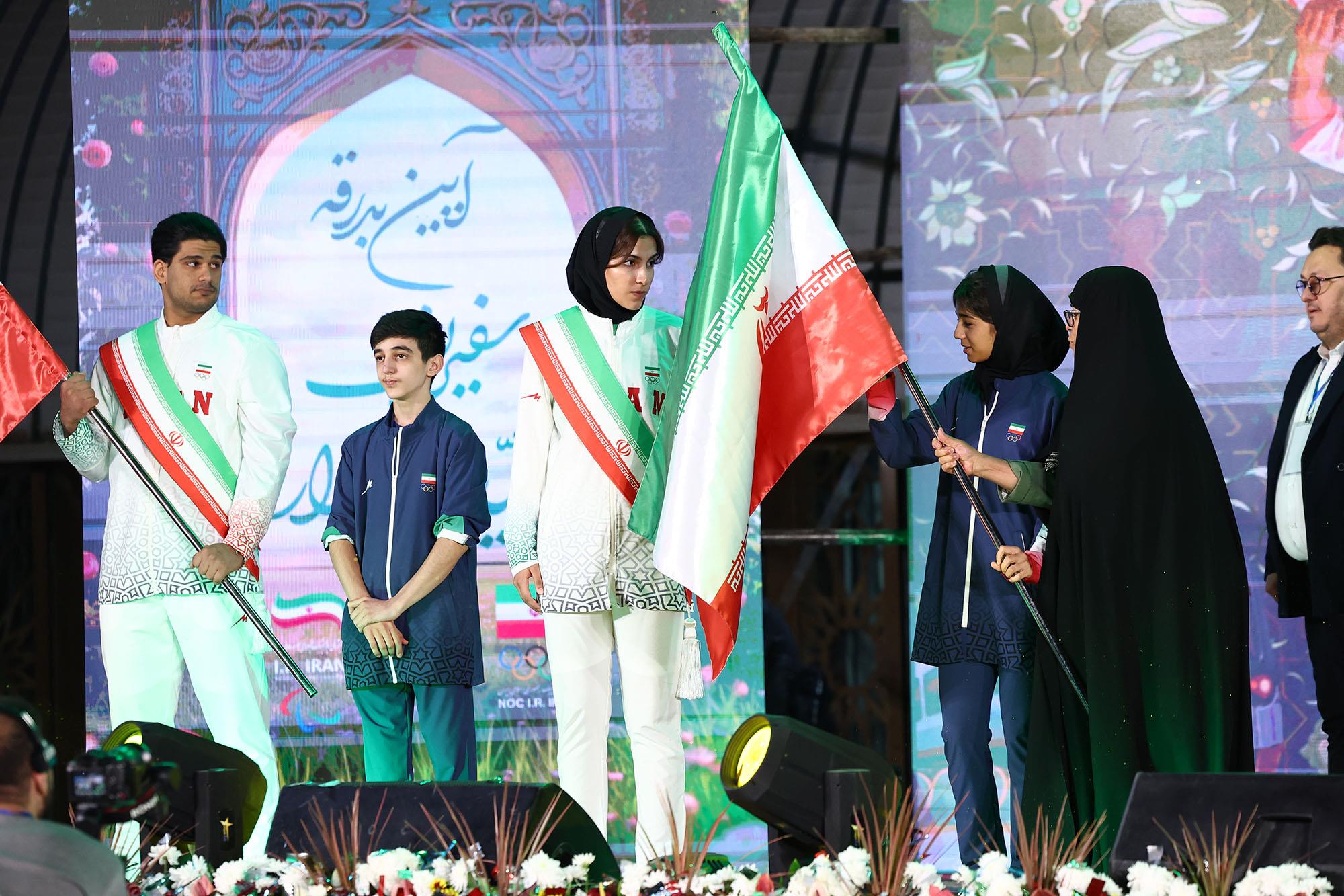 آیین بدرقه کاروان های اعزامی به بازی های آسیایی جوانان بحرین و کشورهای اسلامی ریاض 4