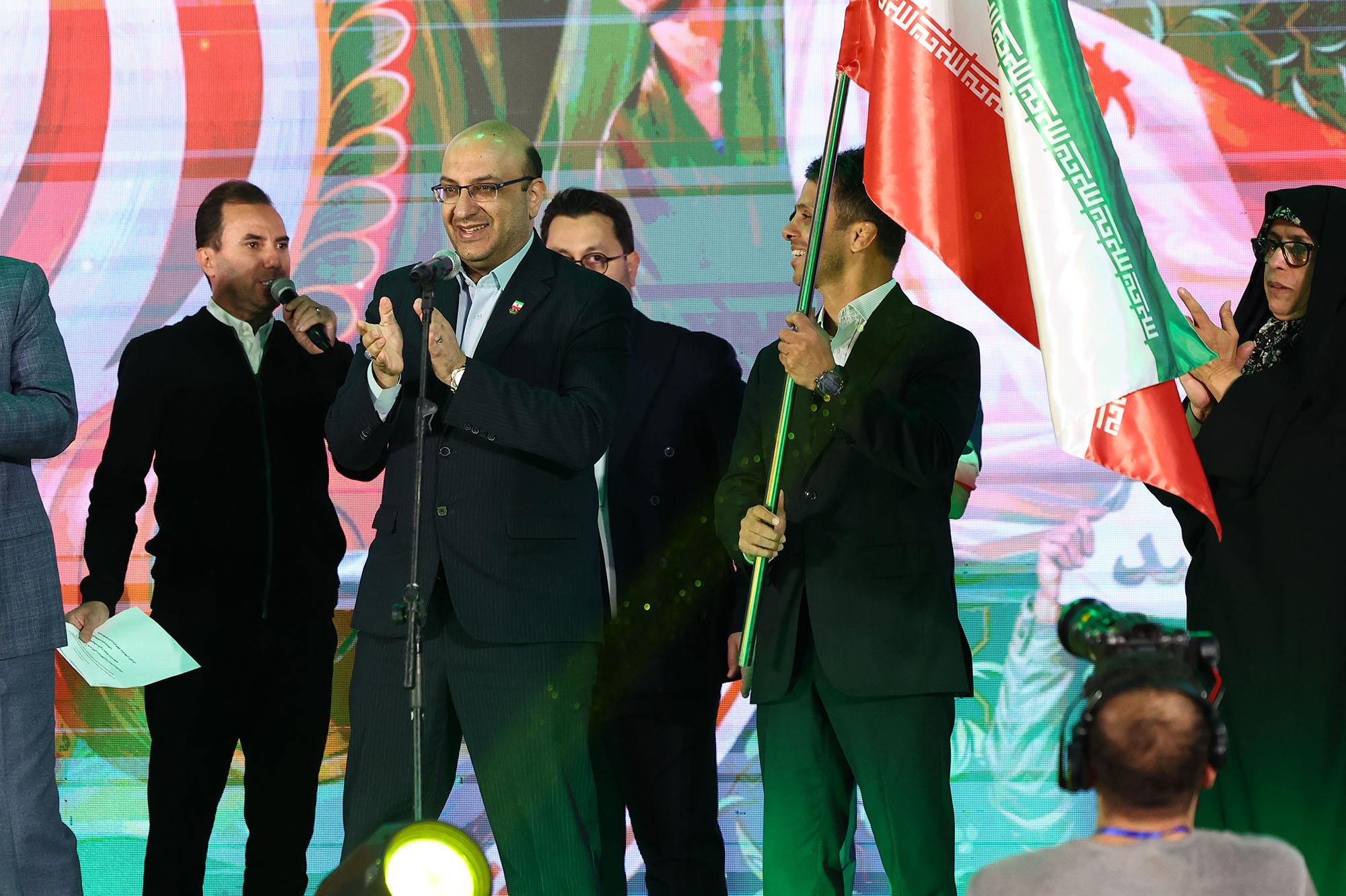 آیین بدرقه کاروان های اعزامی به بازی های آسیایی جوانان بحرین و کشورهای اسلامی ریاض 6