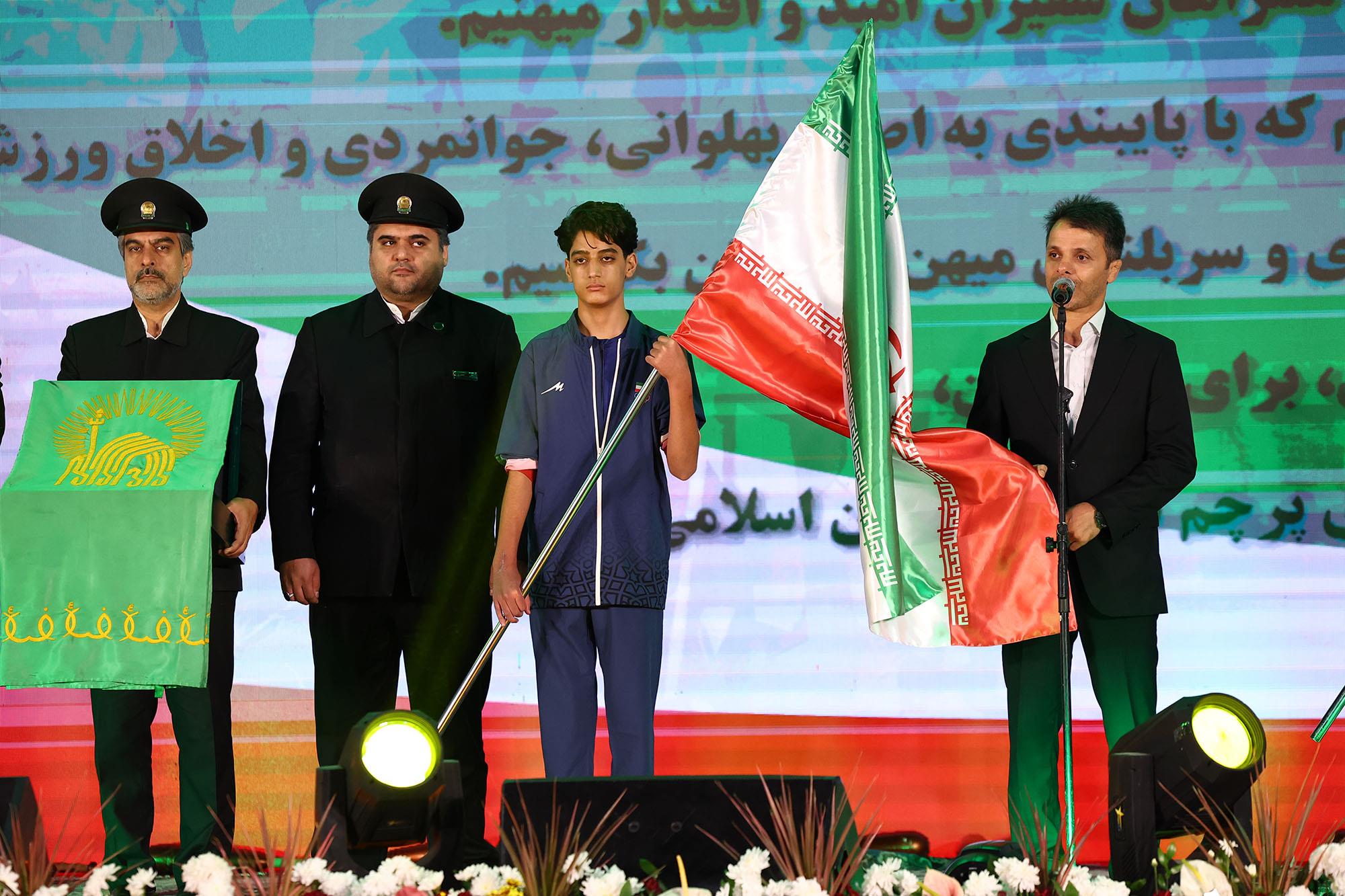 آیین بدرقه کاروان های اعزامی به بازی های آسیایی جوانان بحرین و کشورهای اسلامی ریاض 10