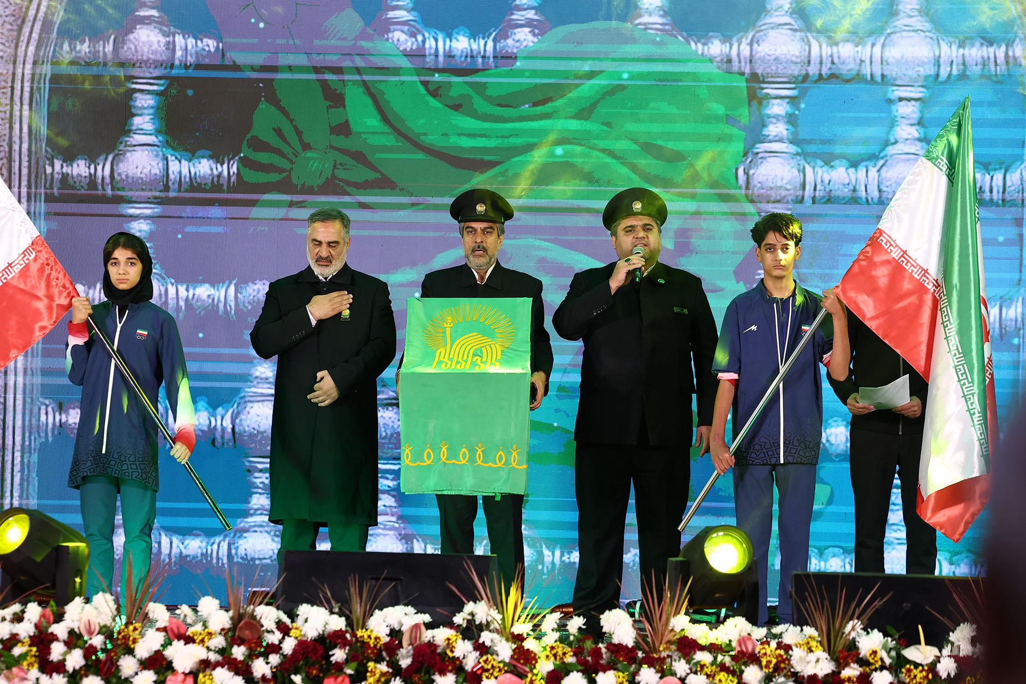 آیین بدرقه کاروان های اعزامی به بازی های آسیایی جوانان بحرین و کشورهای اسلامی ریاض 15